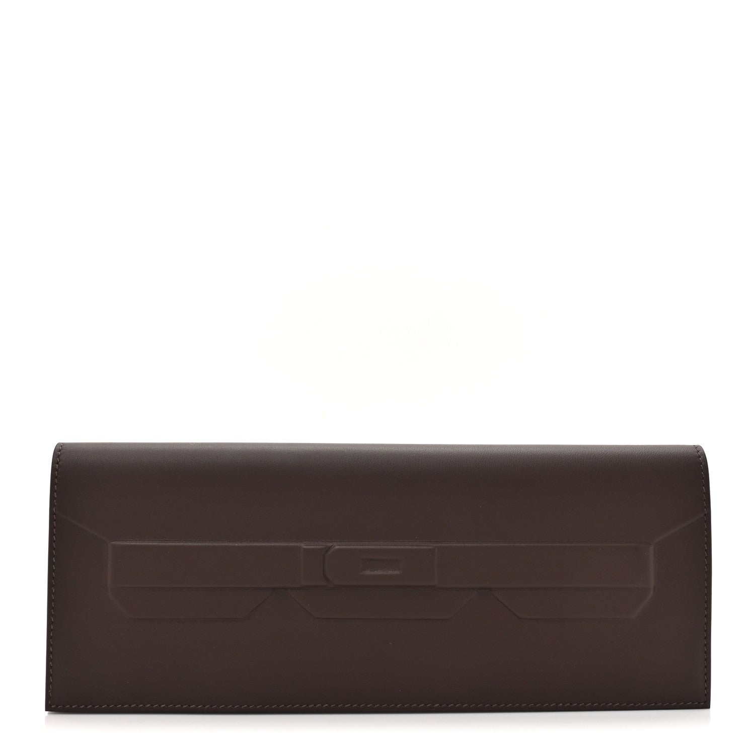 Hermes Swift Shadow Clutch 29 Moka 1 of 8