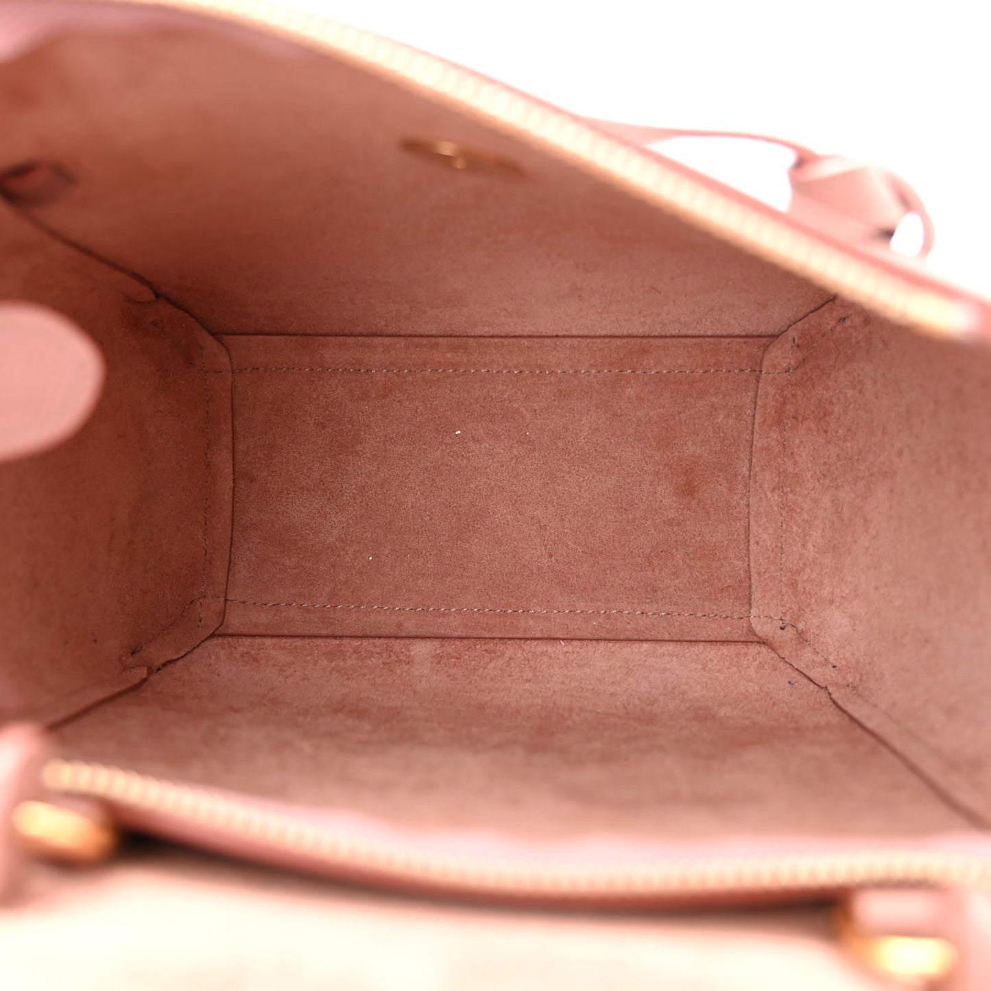 Grained Calfskin Nano Belt Bag Antique Rose