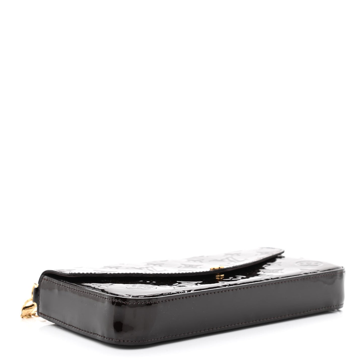 Vernis Pochette Felicie Chain Wallet Amarante