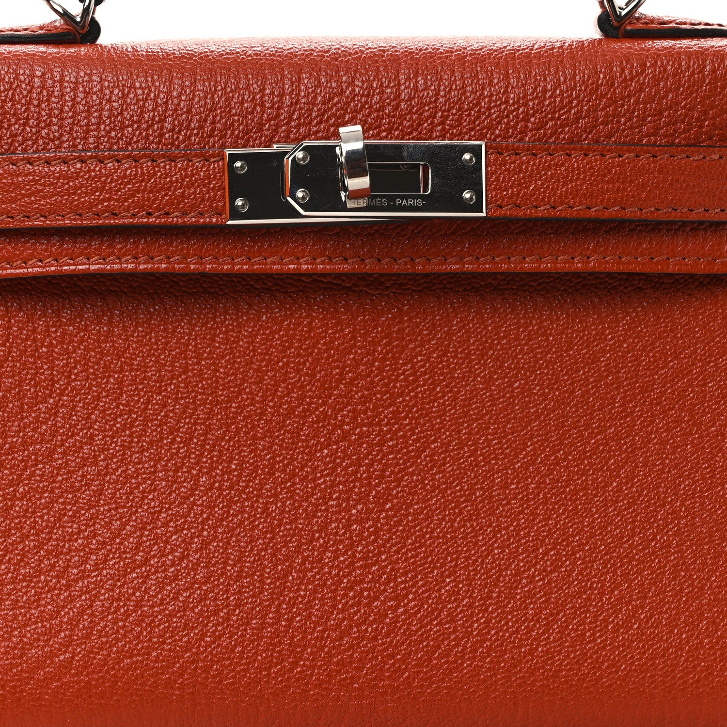 Hermes Chevre Mysore Mini Kelly Sellier 20 Cuivre Rose Mexico 8 of 14