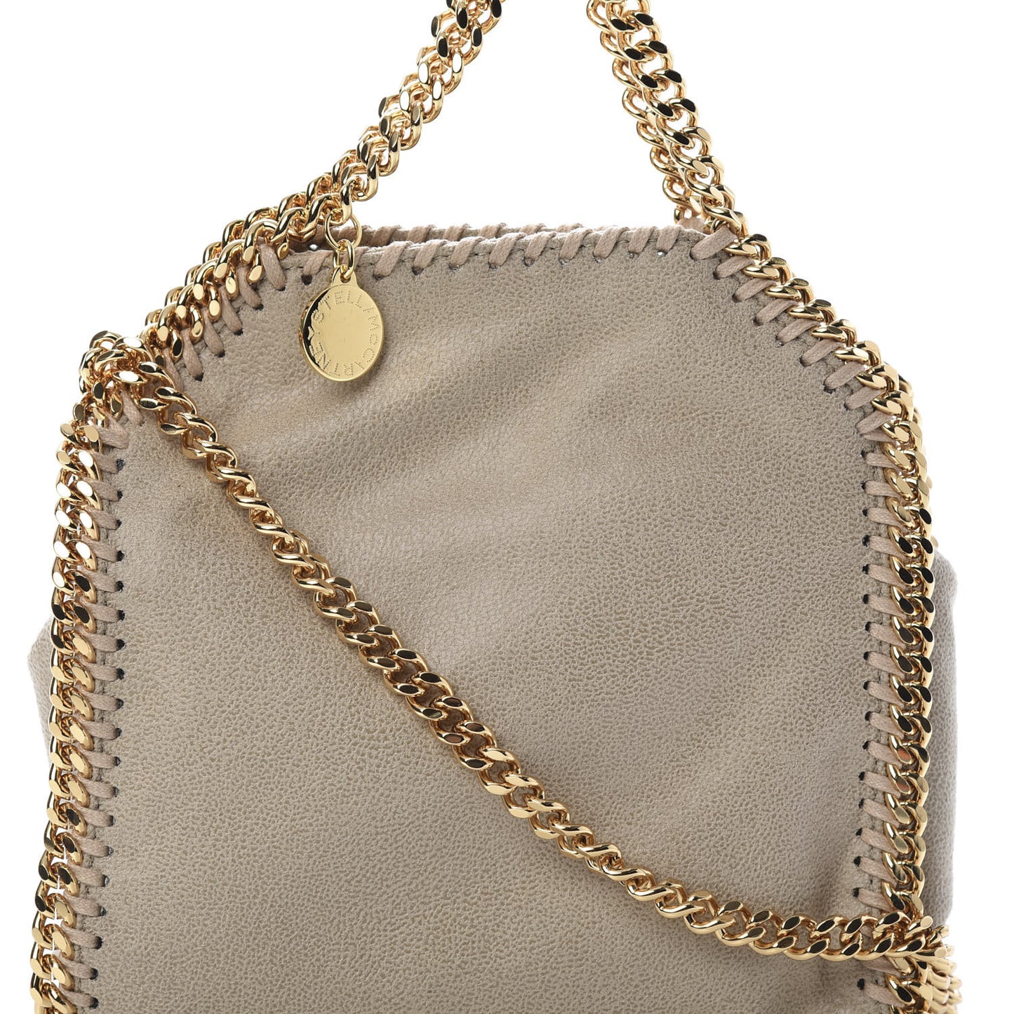 Shaggy Deer Tiny Falabella Tote Taupe