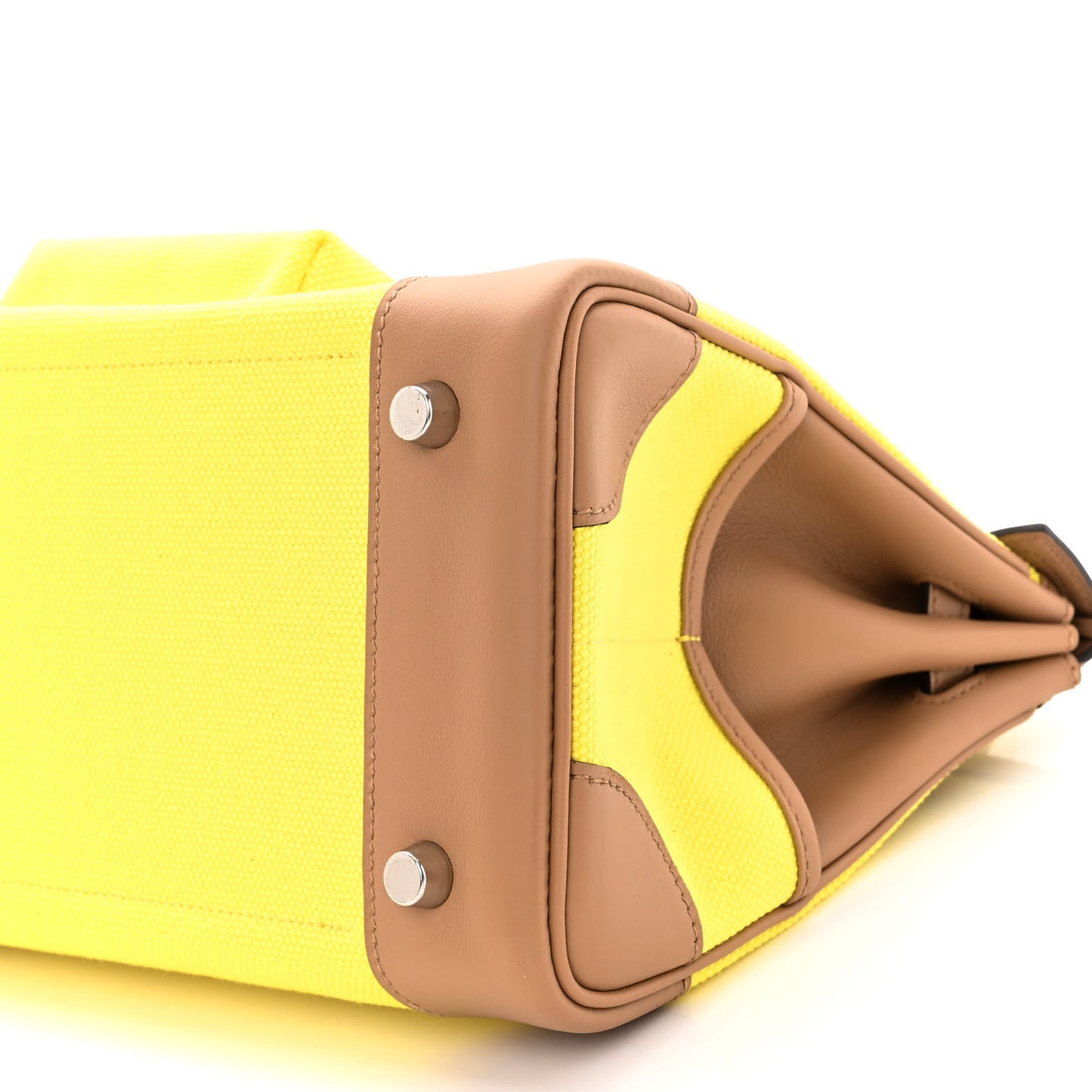 Toile Goeland Swift Cargo Birkin 25 Jaune Citron Chai