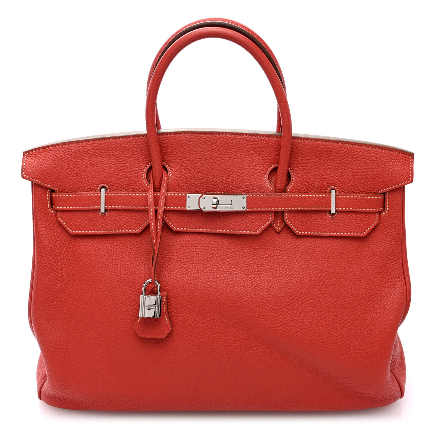Taurillon Clemence Birkin 40 Sanguine