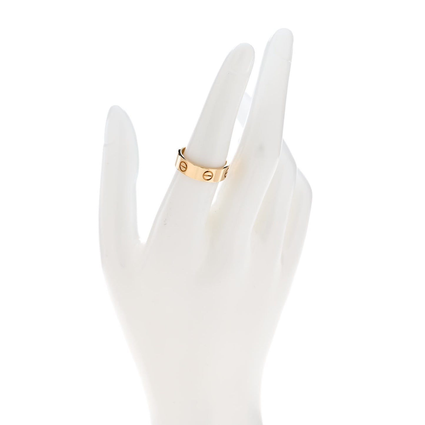 18K Yellow Gold 5.5mm LOVE Ring 54 6.75