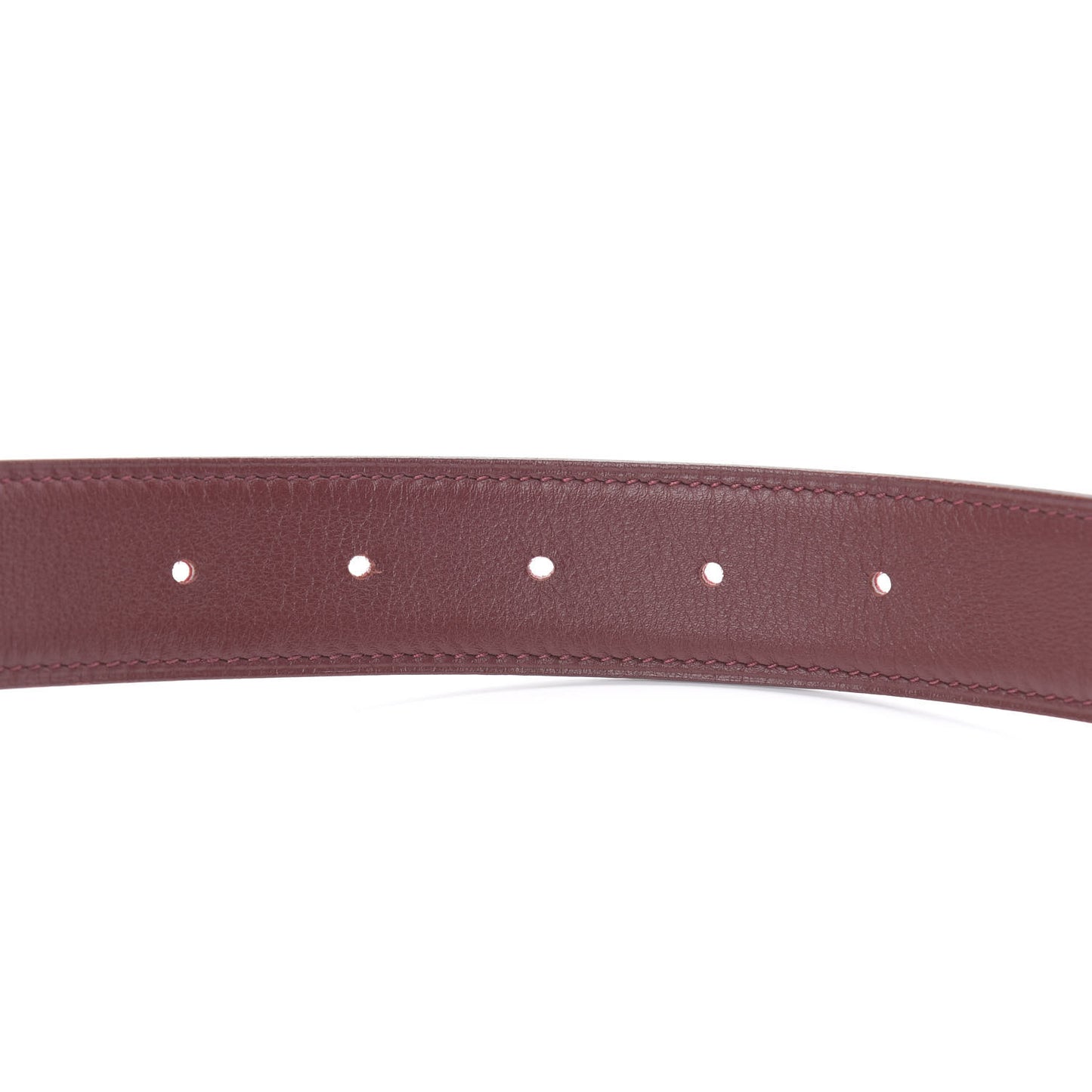 Epsom Swift 32mm Belt Strap 85 Rouge Casaque Rouge H