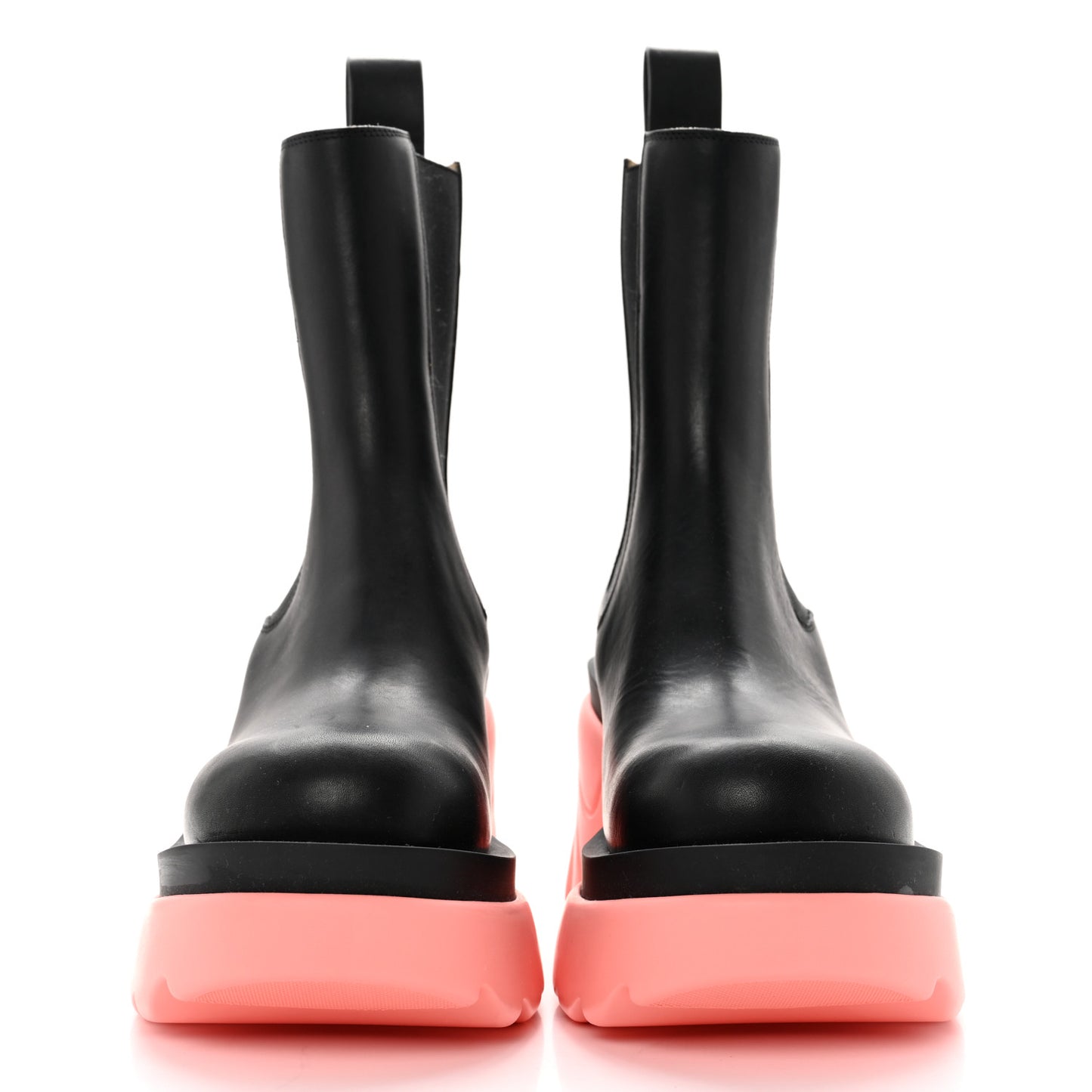 Calfskin The Flash Chelsea Boots 37 Black Flamingo
