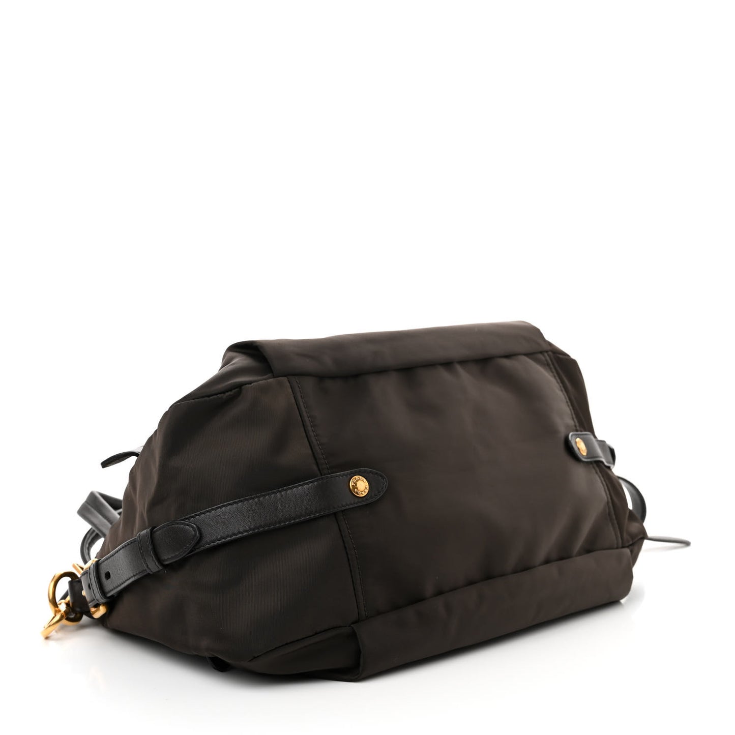 Tessuto Nylon Jacquard Logo Aviator Satchel