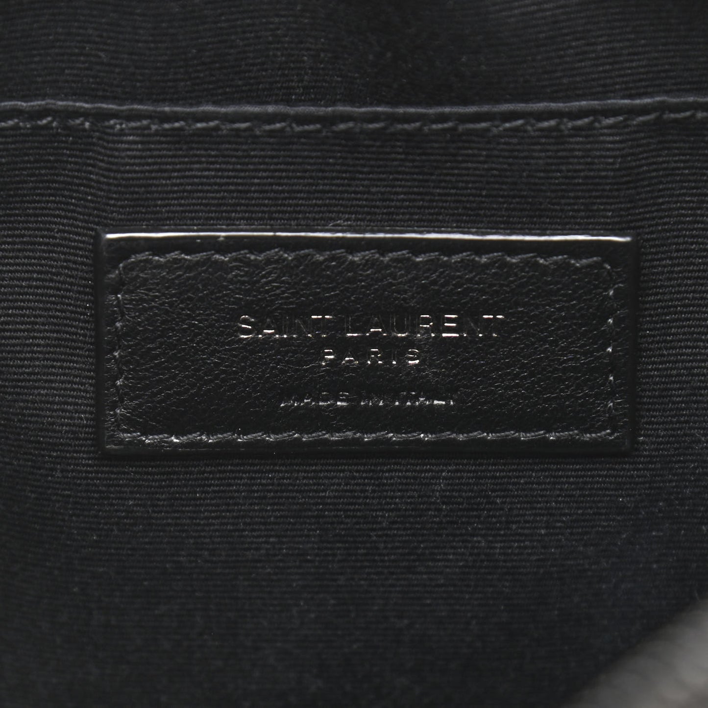 Calfskin Matelasse Monogram Lou Camera Bag Black