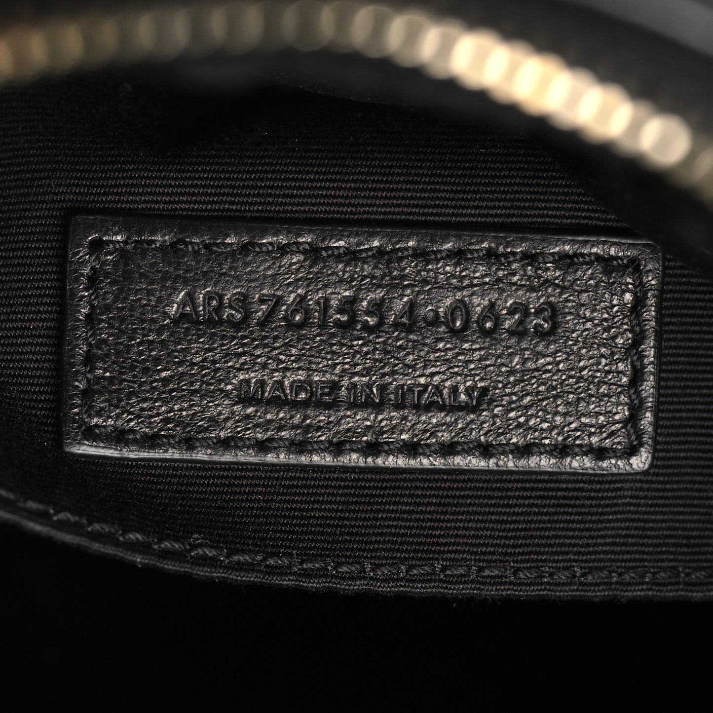 Calfskin Matelasse Monogram Lou Camera Bag Black
