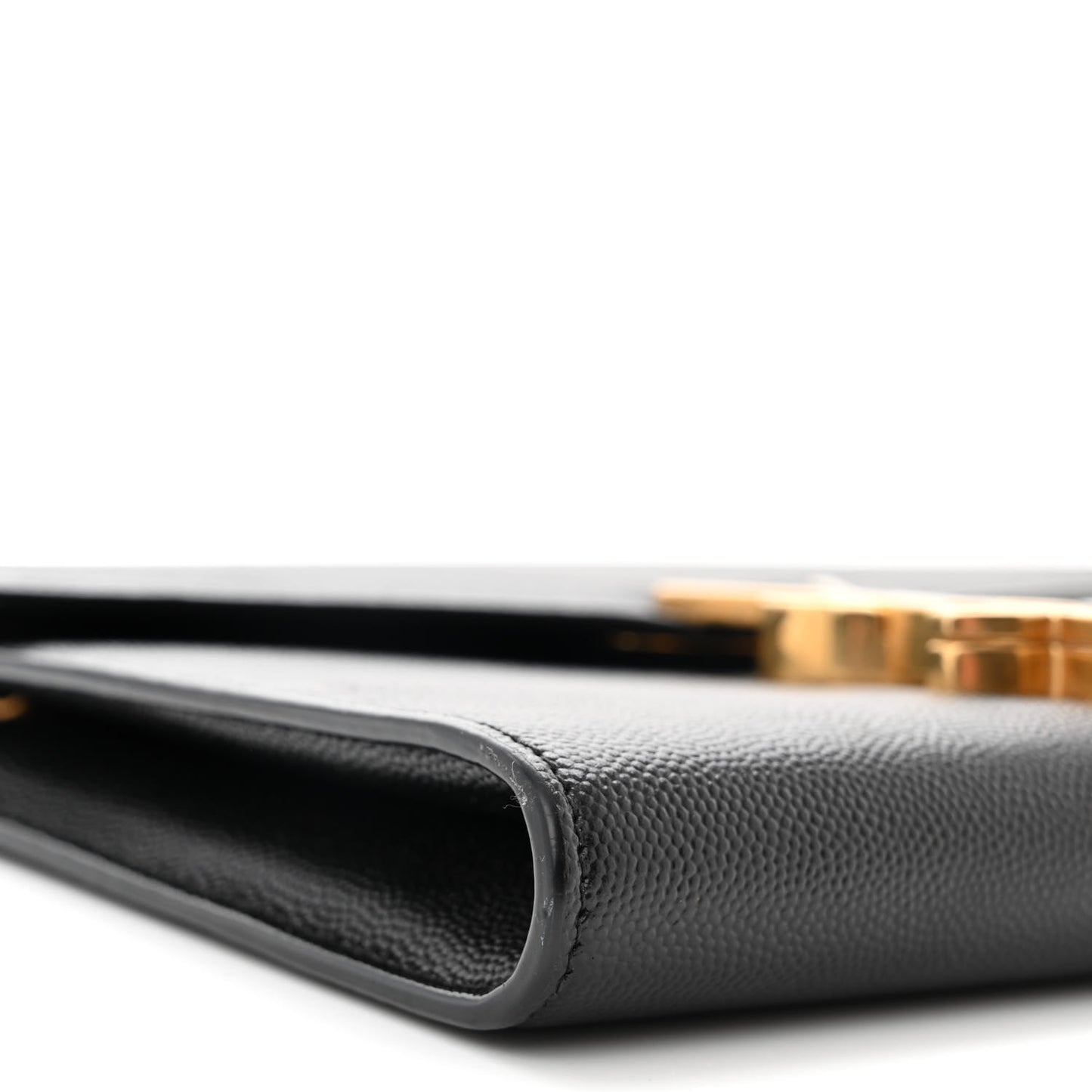 Grain De Poudre Monogram Cassandra Chain Wallet Black