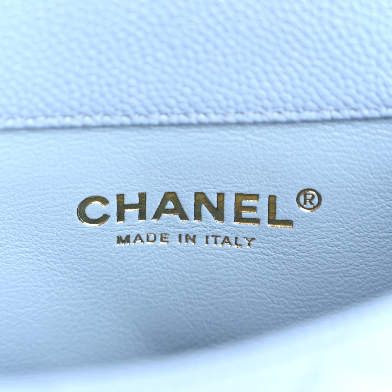 Chanel Shiny Caviar Pick Me Up Flap Belt Bag Light Blue 7 of 12