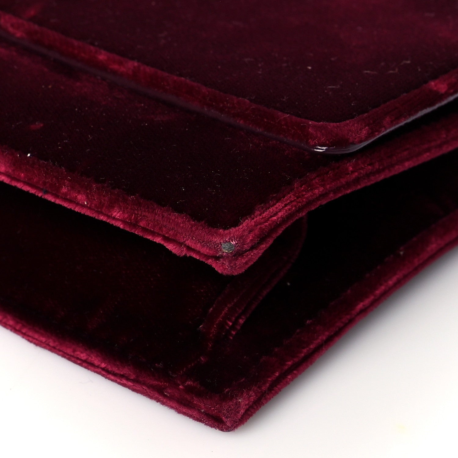 Jimmy Choo Velvet Bohemia Bag Bordeaux 11 of 13