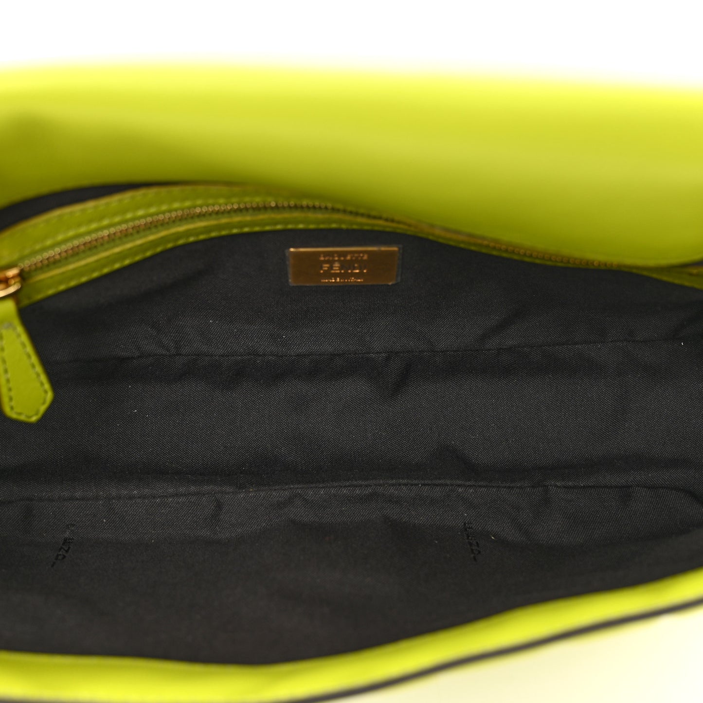 Nappa FF 1974 Embossed Baguette Wasabi