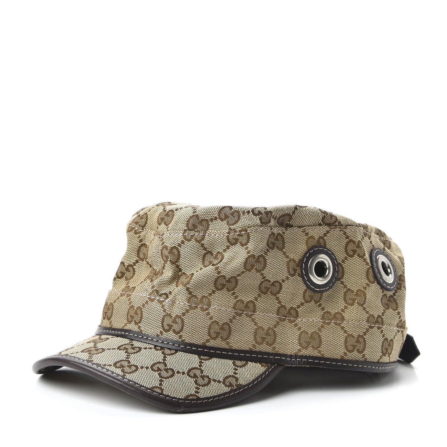 Monogram Military Hat XL Brown