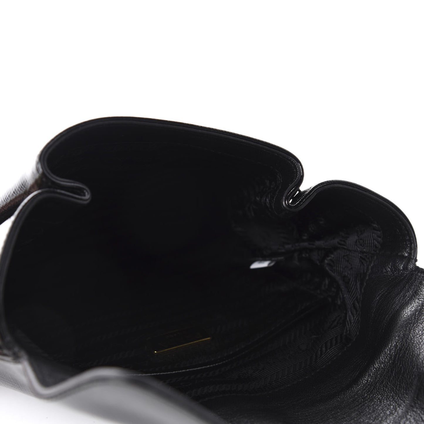 Saffiano Vernice Clutch Black