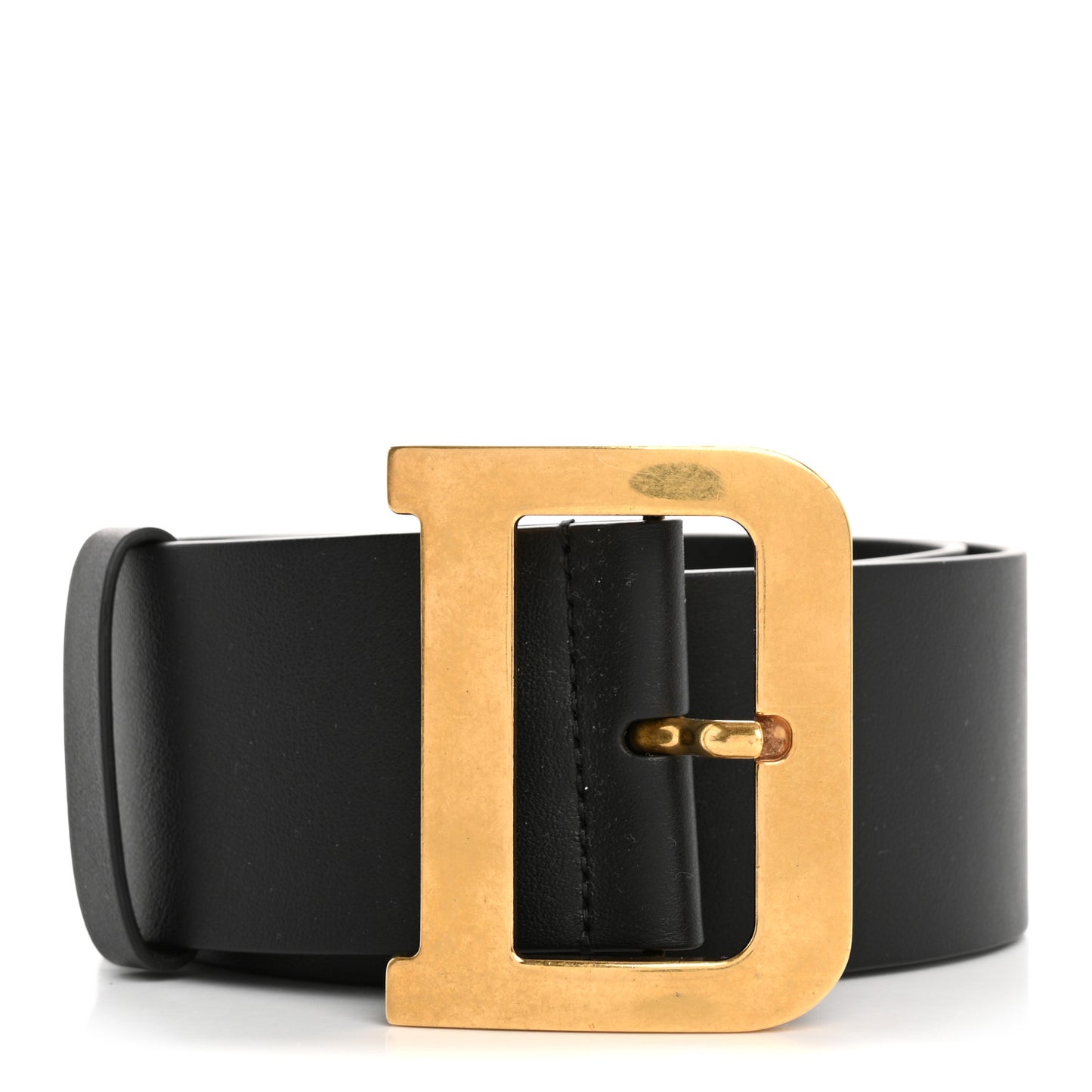 Calfskin Diorquake Belt 75 30 Black