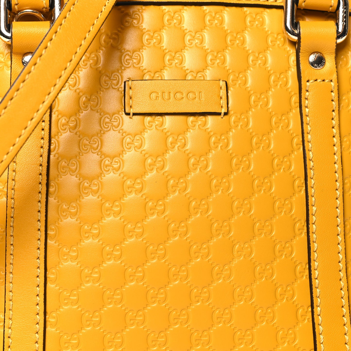 Soft Microguccissima Mini Dome Bag New Buttercup
