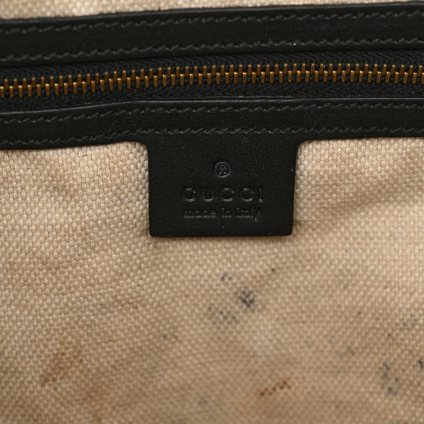 Monogram Medium Patti Stud Hobo Black