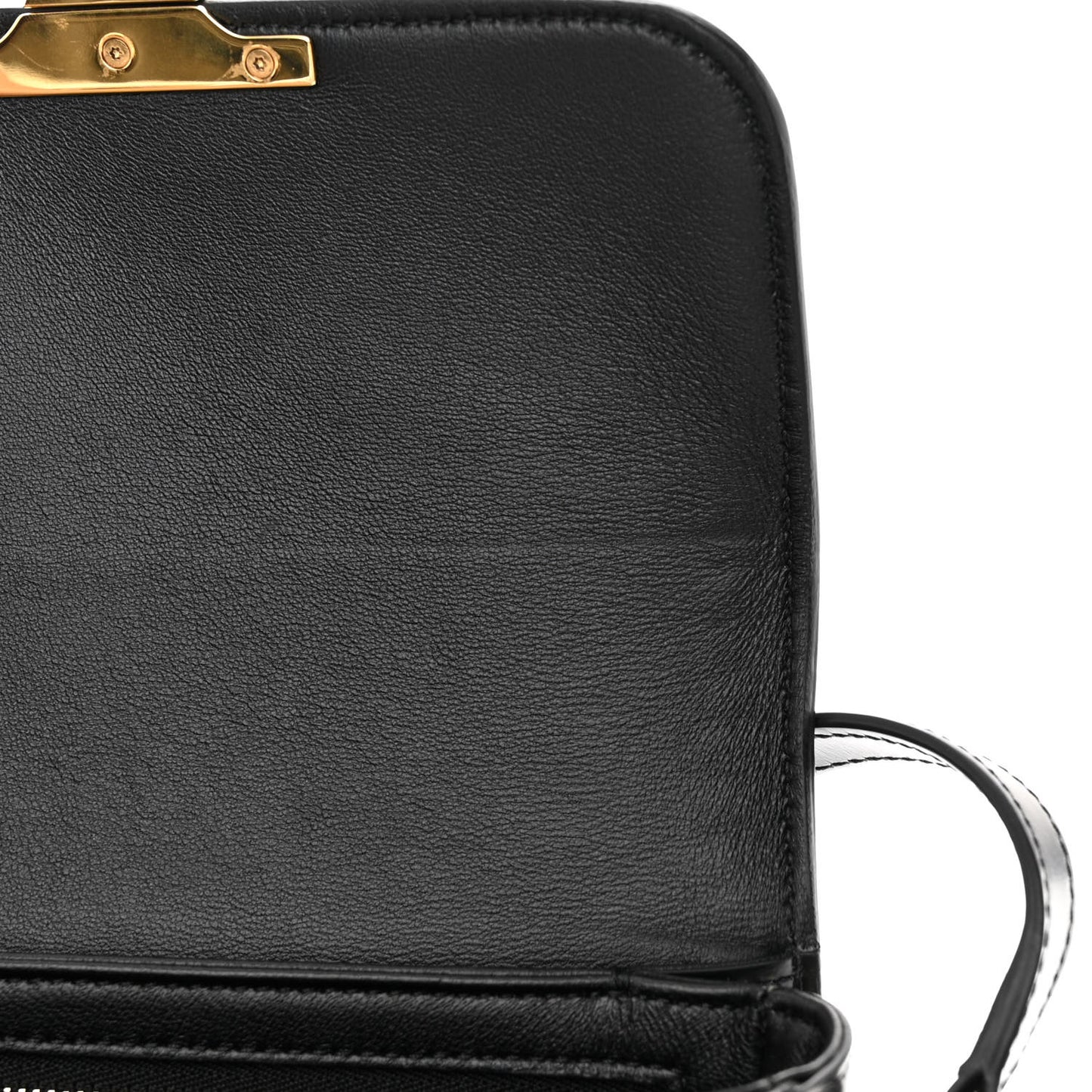 Shiny Calfskin Teen Triomphe Black