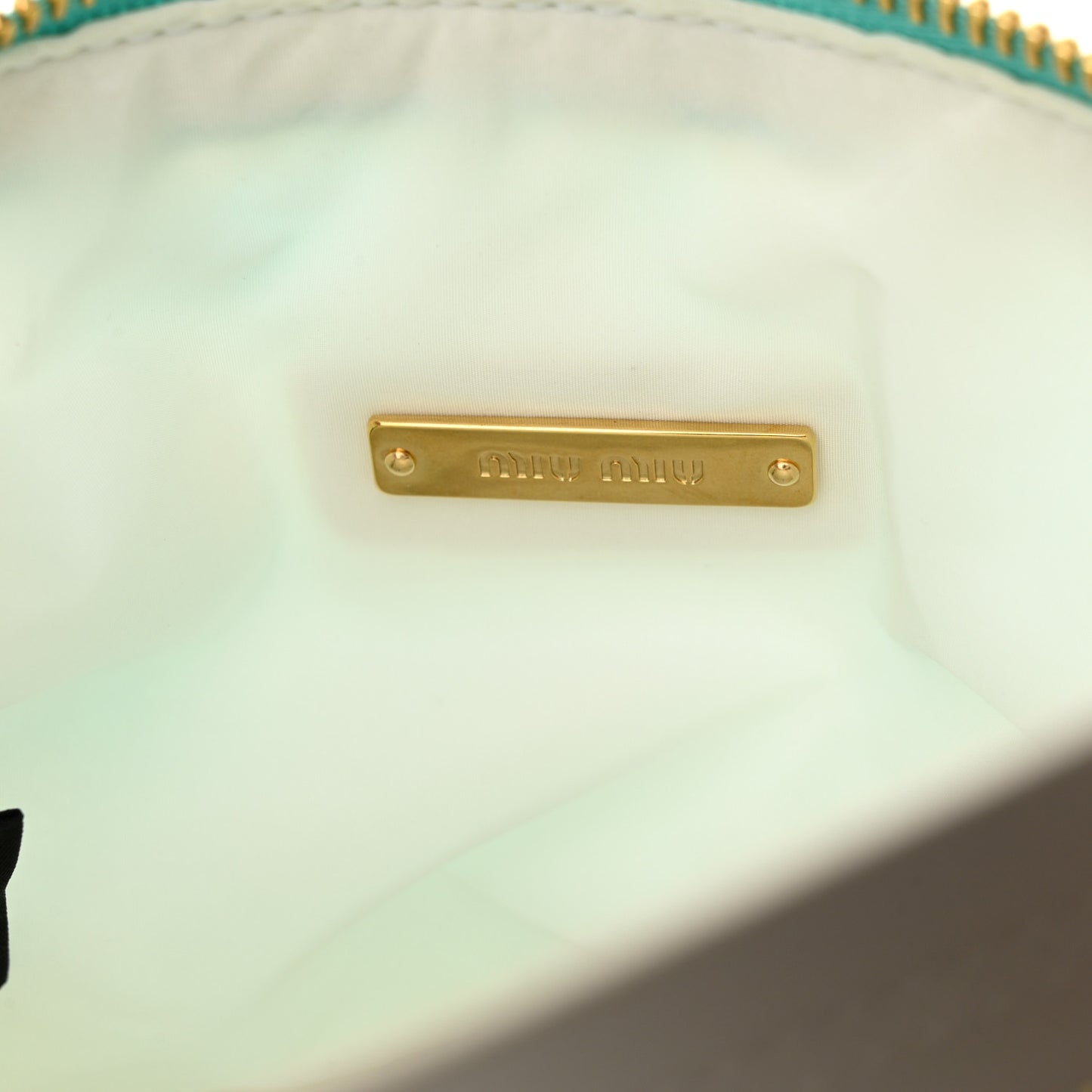 Nylon Magnolia Print Mini Spirit Cire Bag Giada White