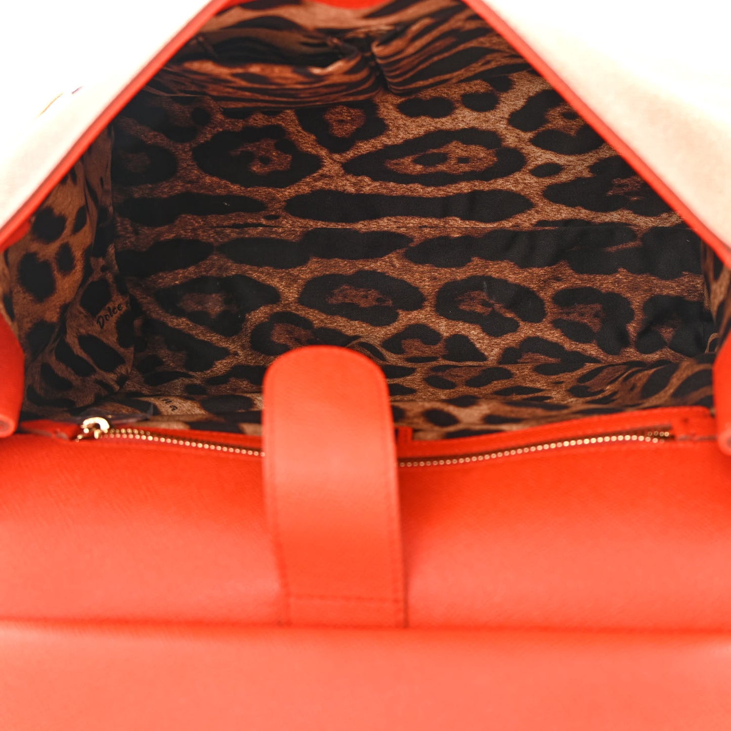 DOLCE & GABBANA Dauphine Large Miss Sicily Satchel Orange