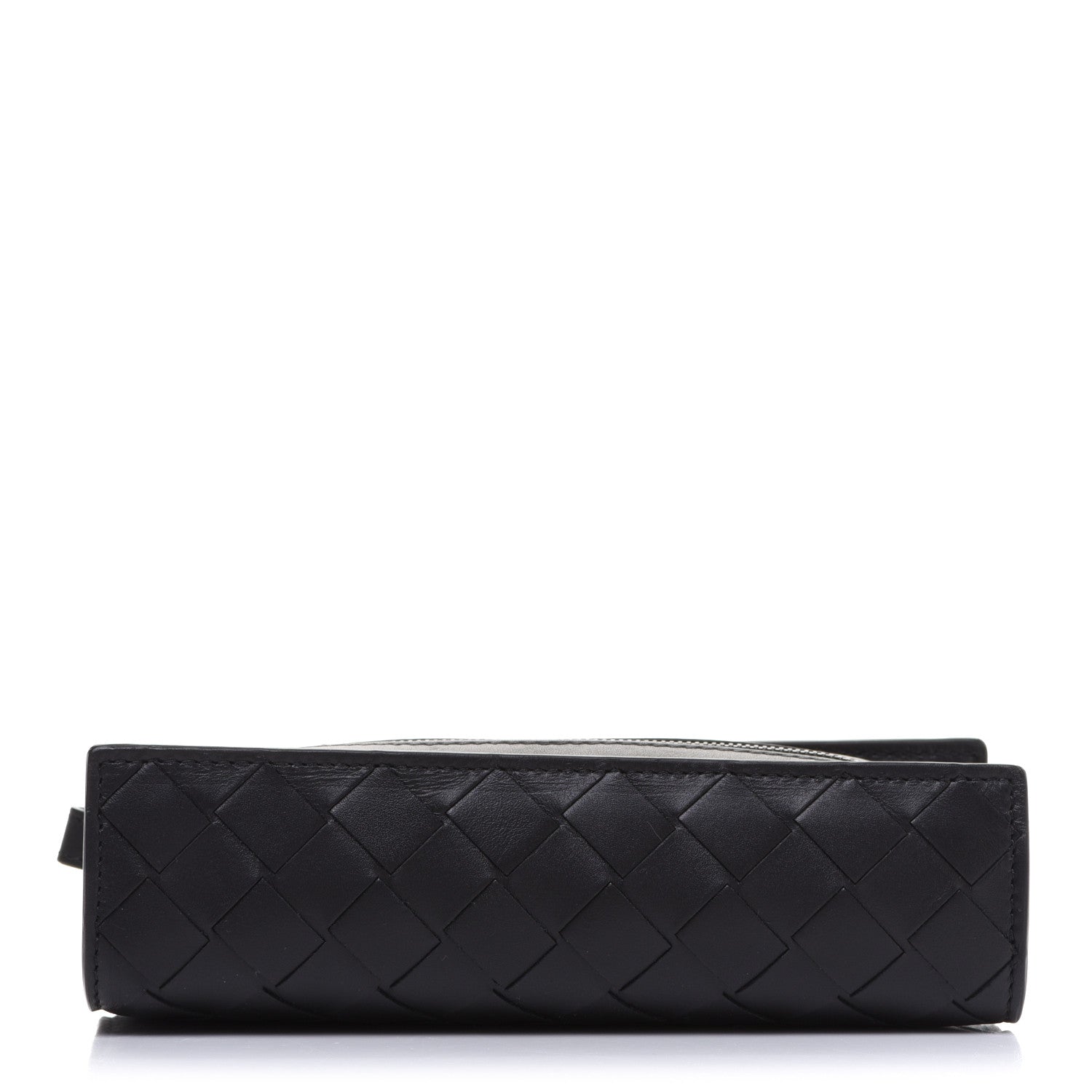 Bottega Veneta Nappa Maxi Intreccio Wristlet Pouch Black 1 of 9