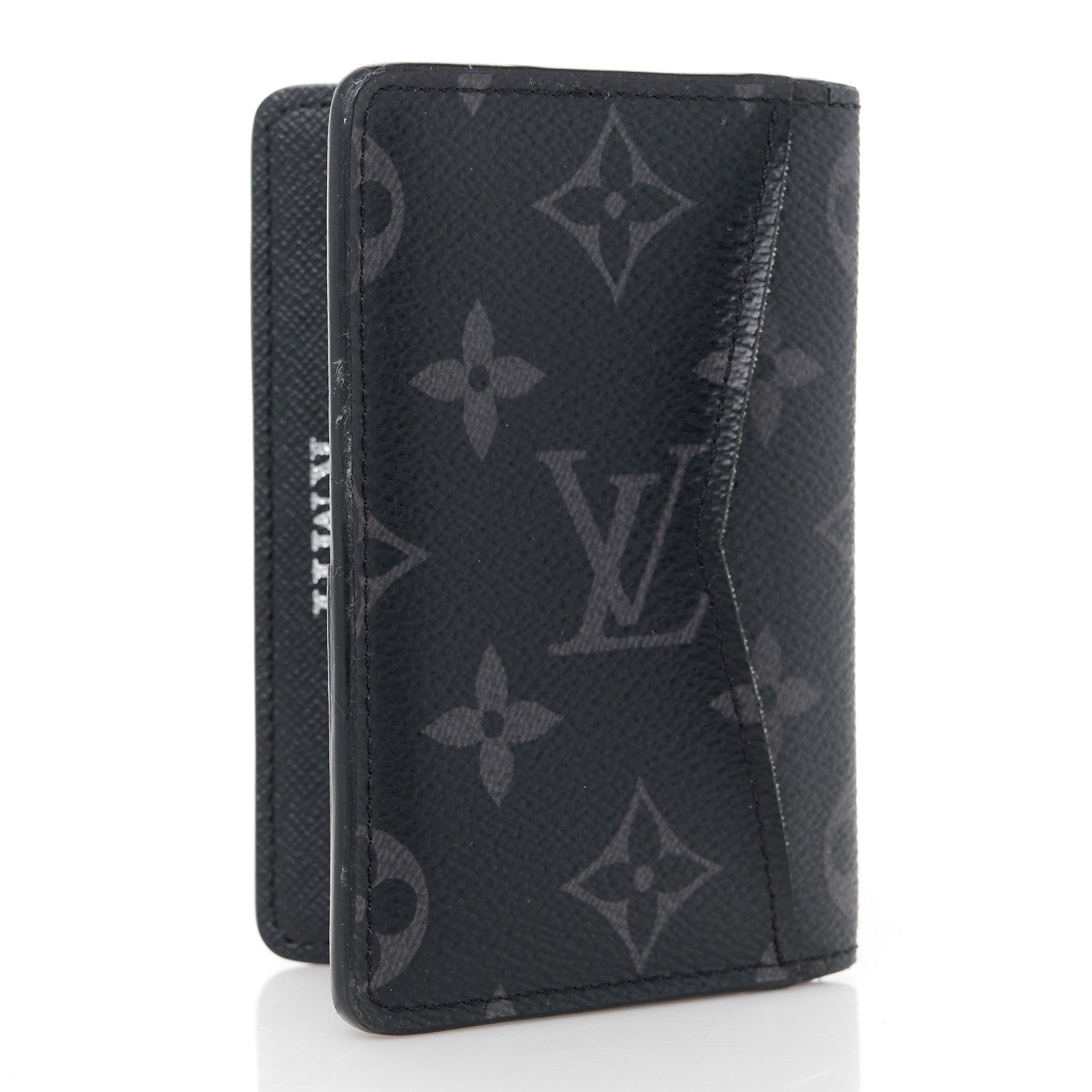Louis Vuitton Monogram Eclipse Pocket Organizer Card Holder 3 of 10