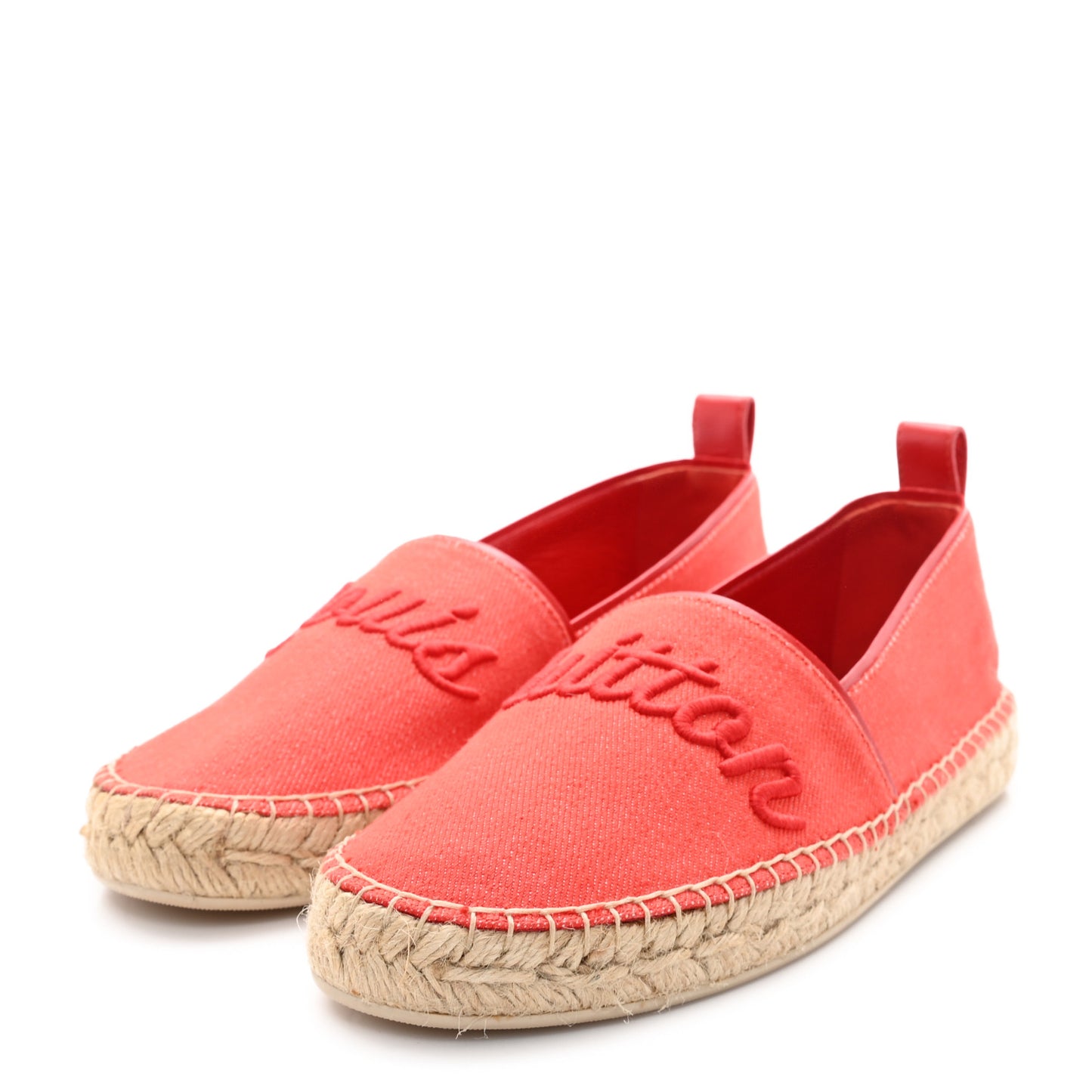 Canvas Waterfall Espadrille 36 Rouge