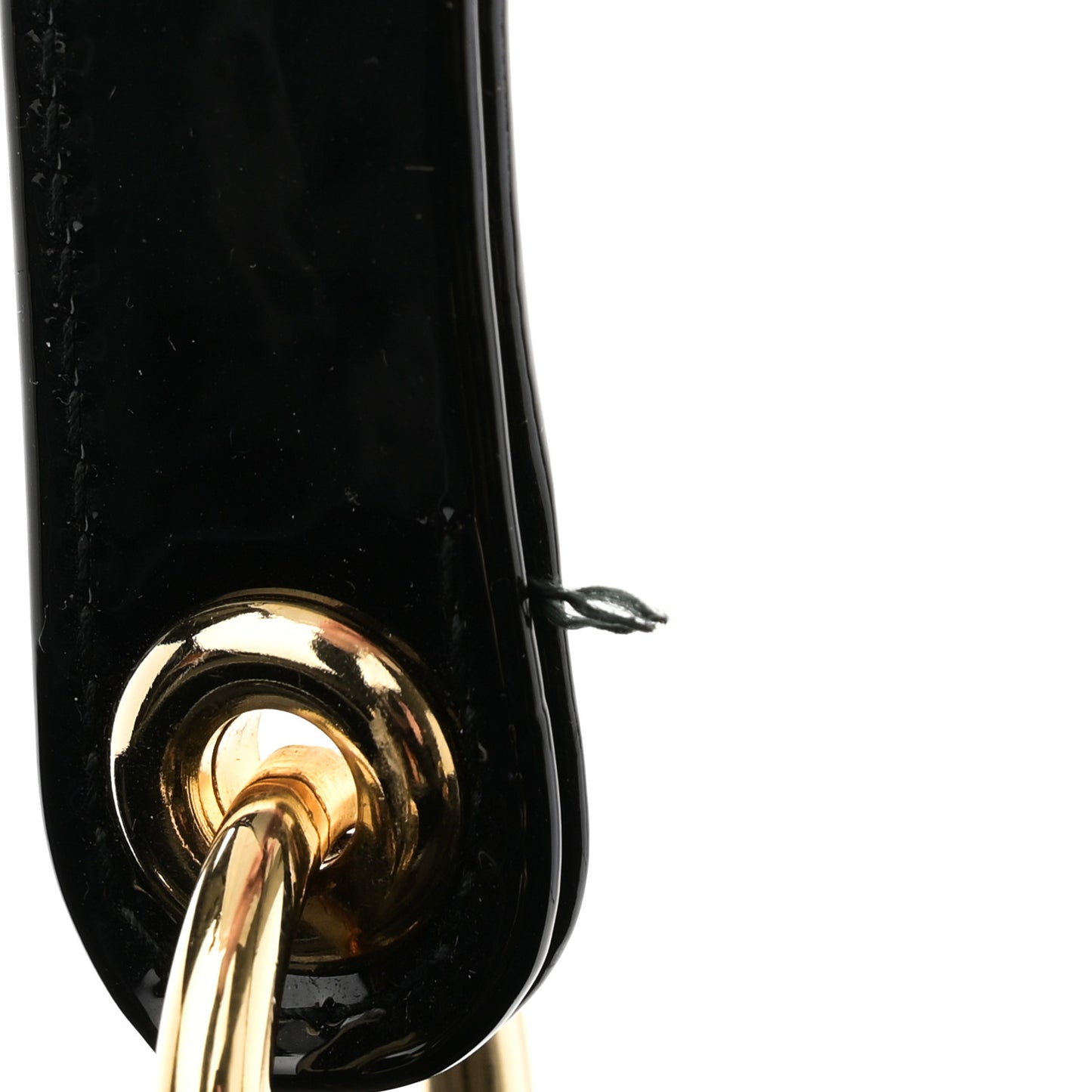 Patent Cannage Large Lady Dior Black