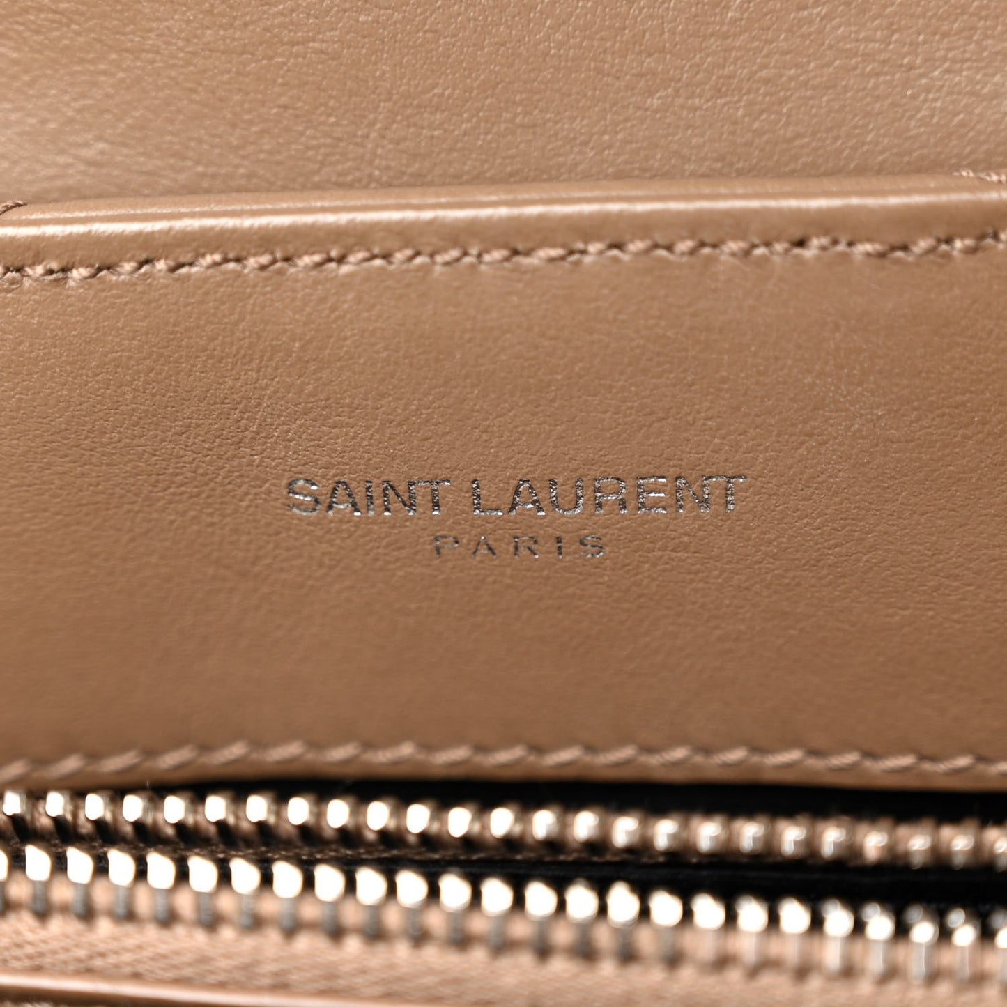 Calfskin Y Quilted Monogram Small Loulou Chain Satchel Dark Beige