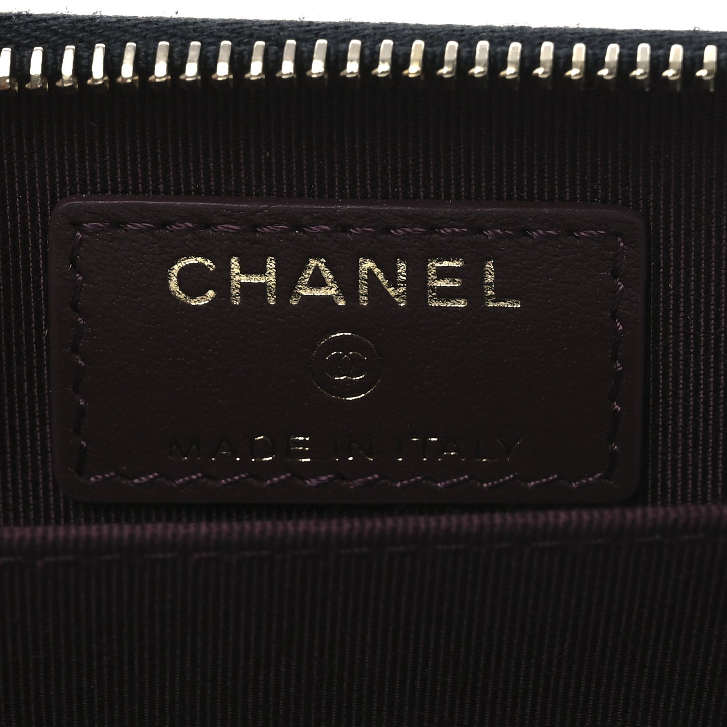 Caviar Quilted Zip Coin Purse Black
