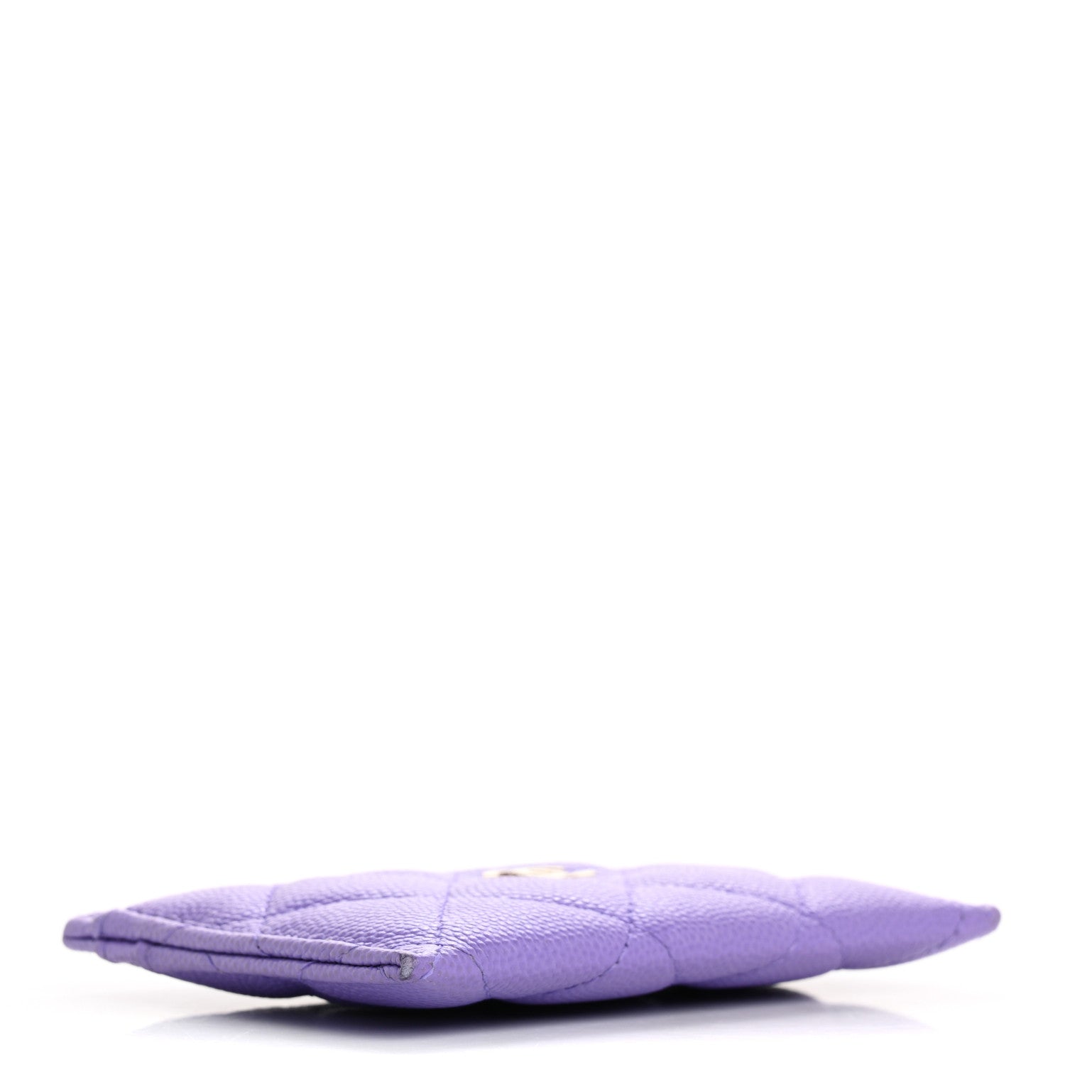 Chanel Caviar Quilted Card Holder Purple 4 of 13