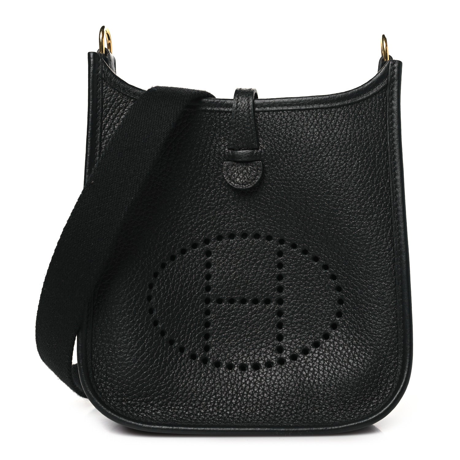 Hermes Taurillon Clemence Evelyne TPM Black 1 of 10