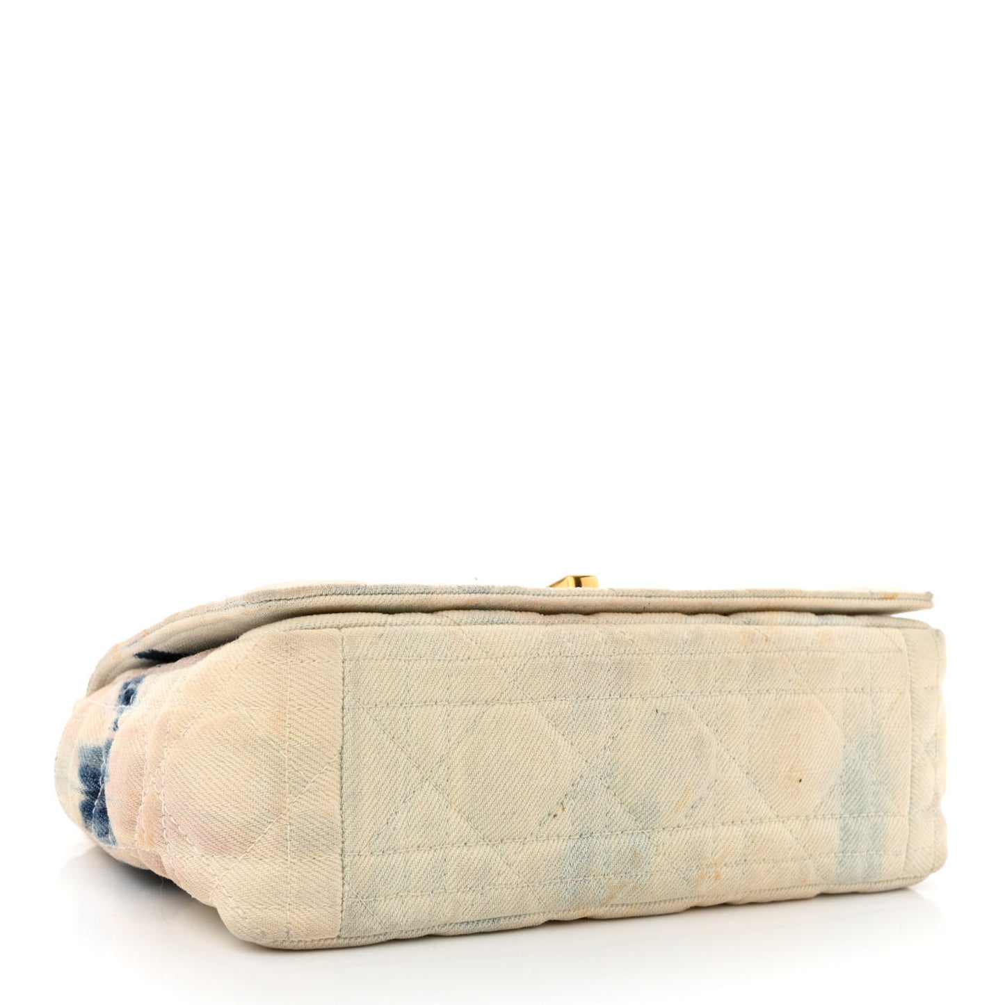 Denim Tie Dye Cannage Small Caro Bag Multicolor
