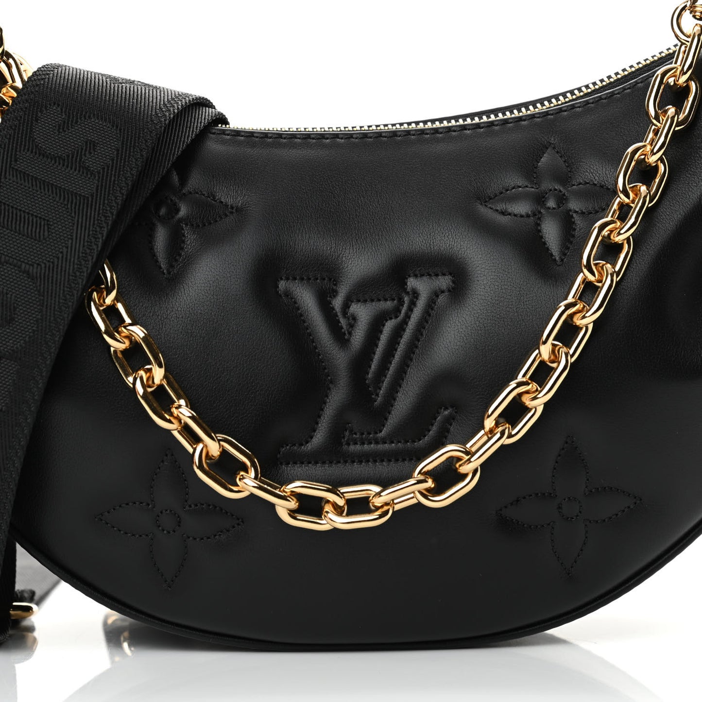 Calfskin Bubblegram Over The Moon Black
