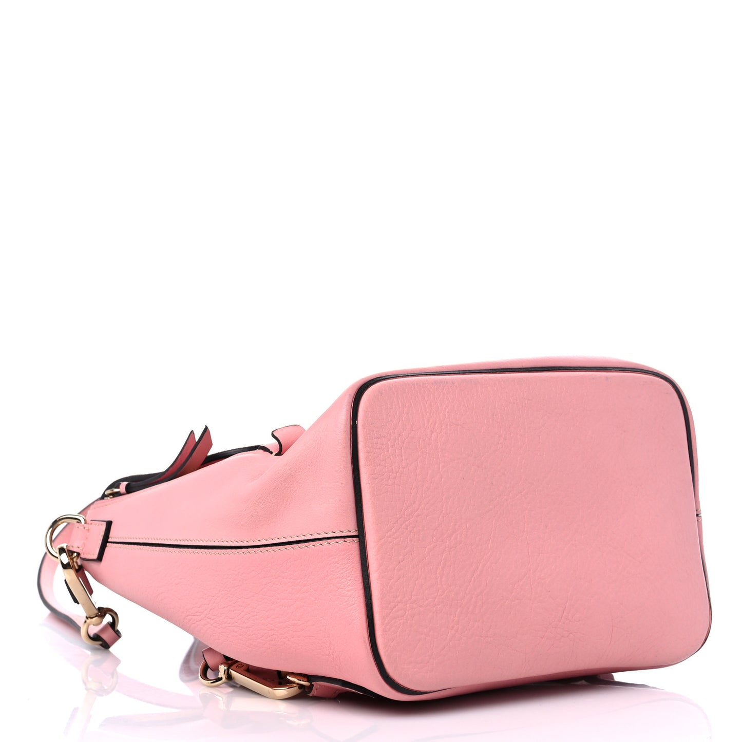 Suede Calfskin Small Faye Backpack Ideal Blush