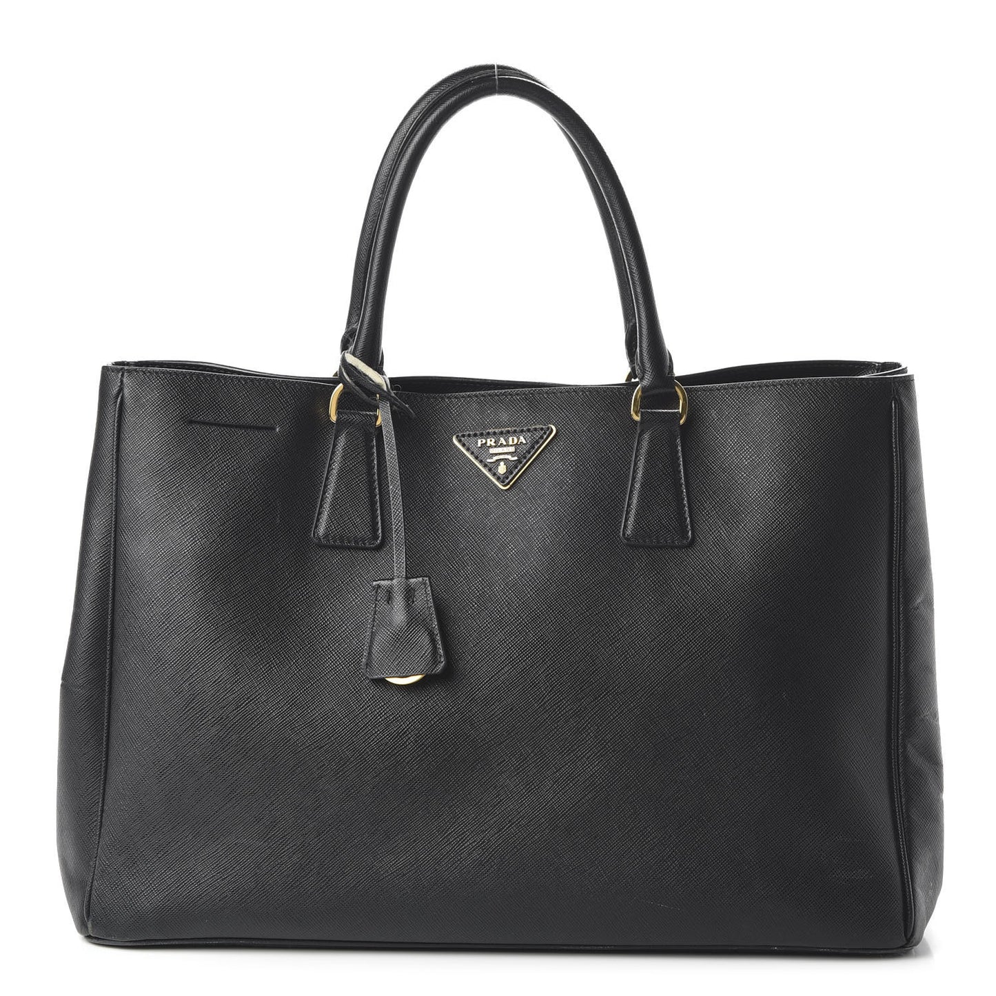 Saffiano Lux Large Tote Black