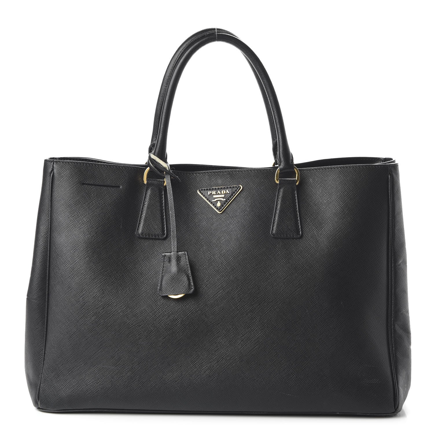 Prada Saffiano Lux Large Tote Black 1 of 11