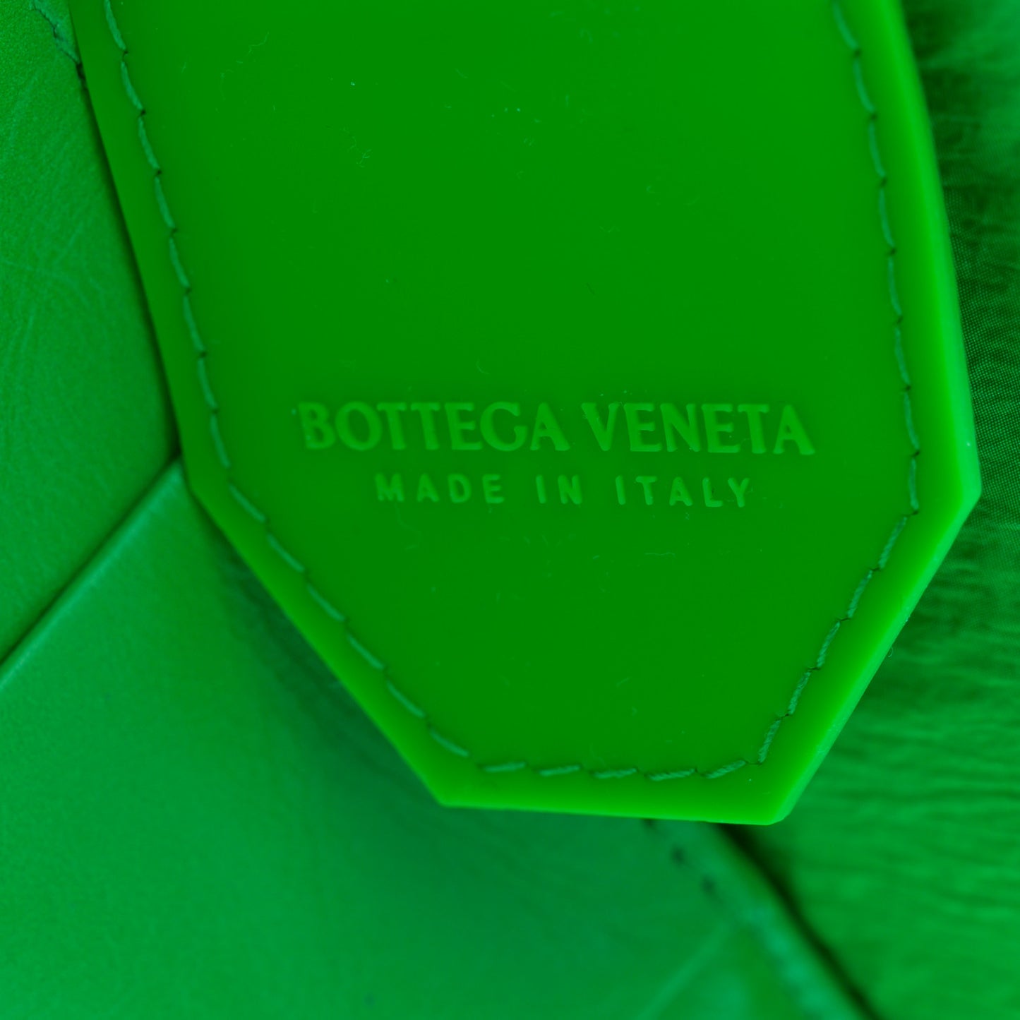 Paper Calfskin Intreccio Cassette Belt Bag Parakeet