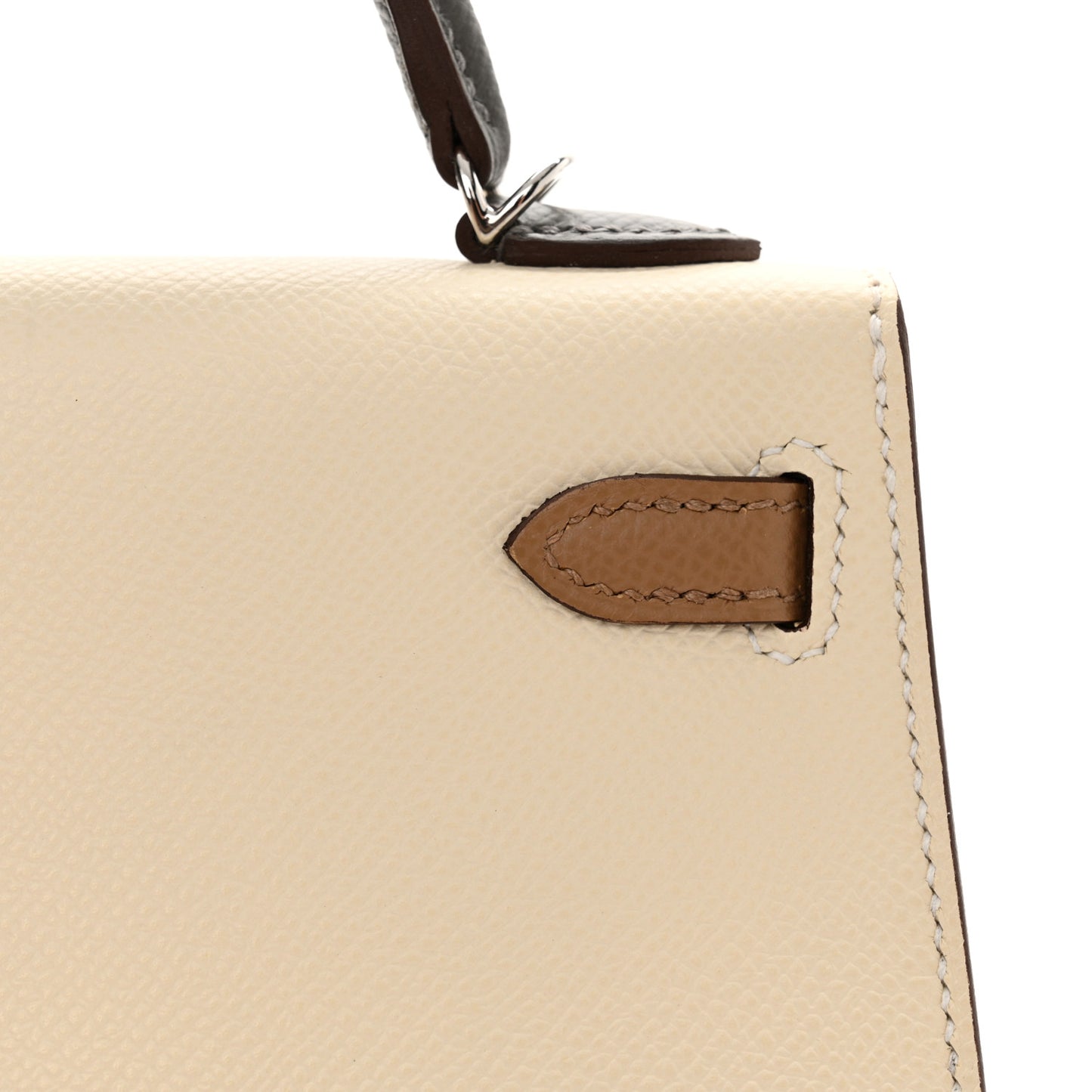 Epsom Mini Kelly Sellier 20 Nata Chai Gris Meyer