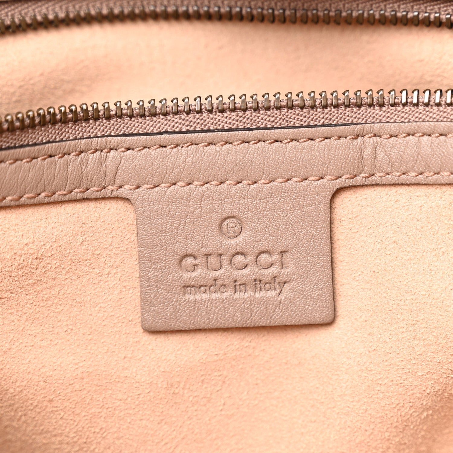 Gucci Calfskin Matelasse Medium GG Marmont Shoulder Tote Bag Porcelain Rose 6 of 10