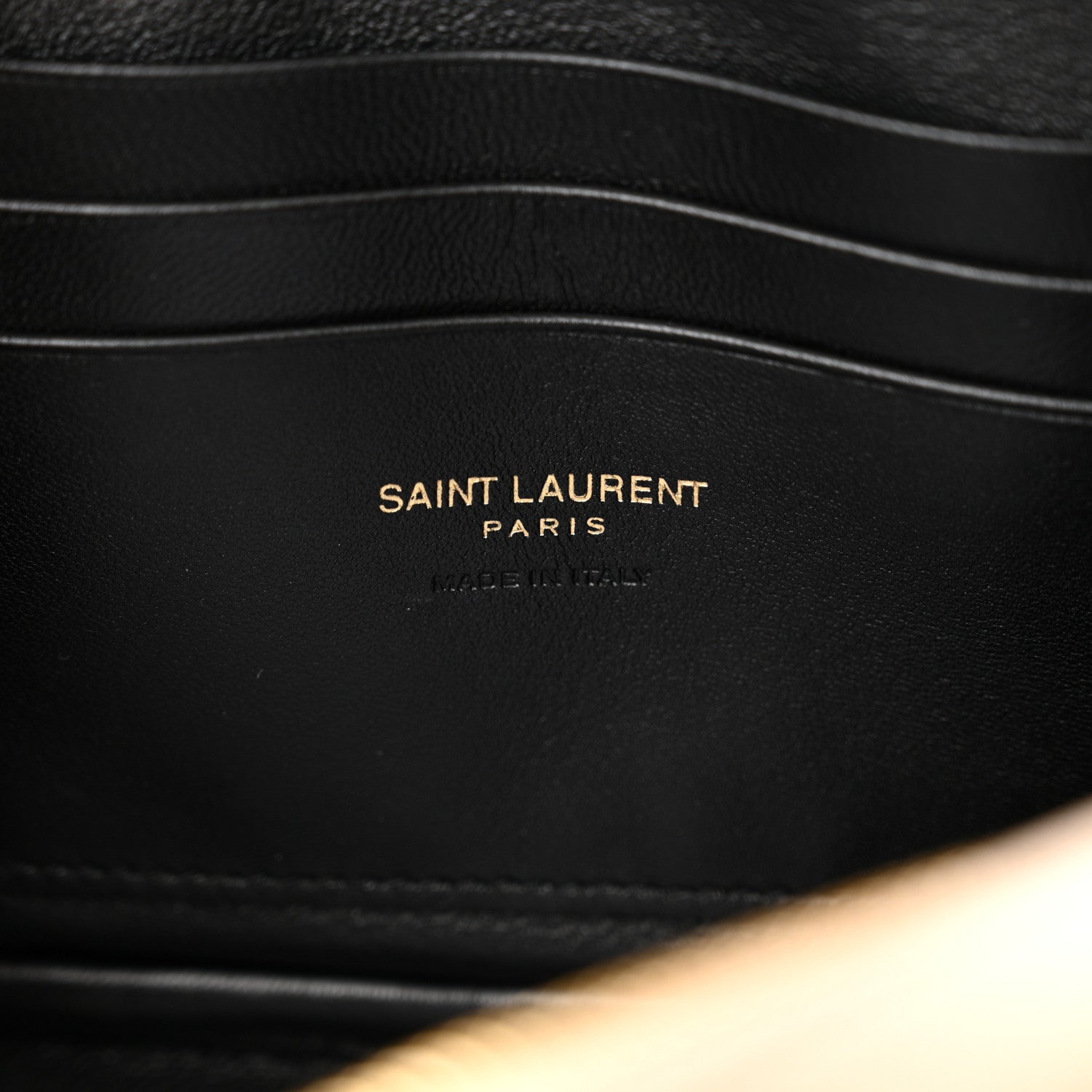 Saint Laurent Calfskin Matelasse Monogram Mini Lou Camera Bag Dark Beige 6 of 10