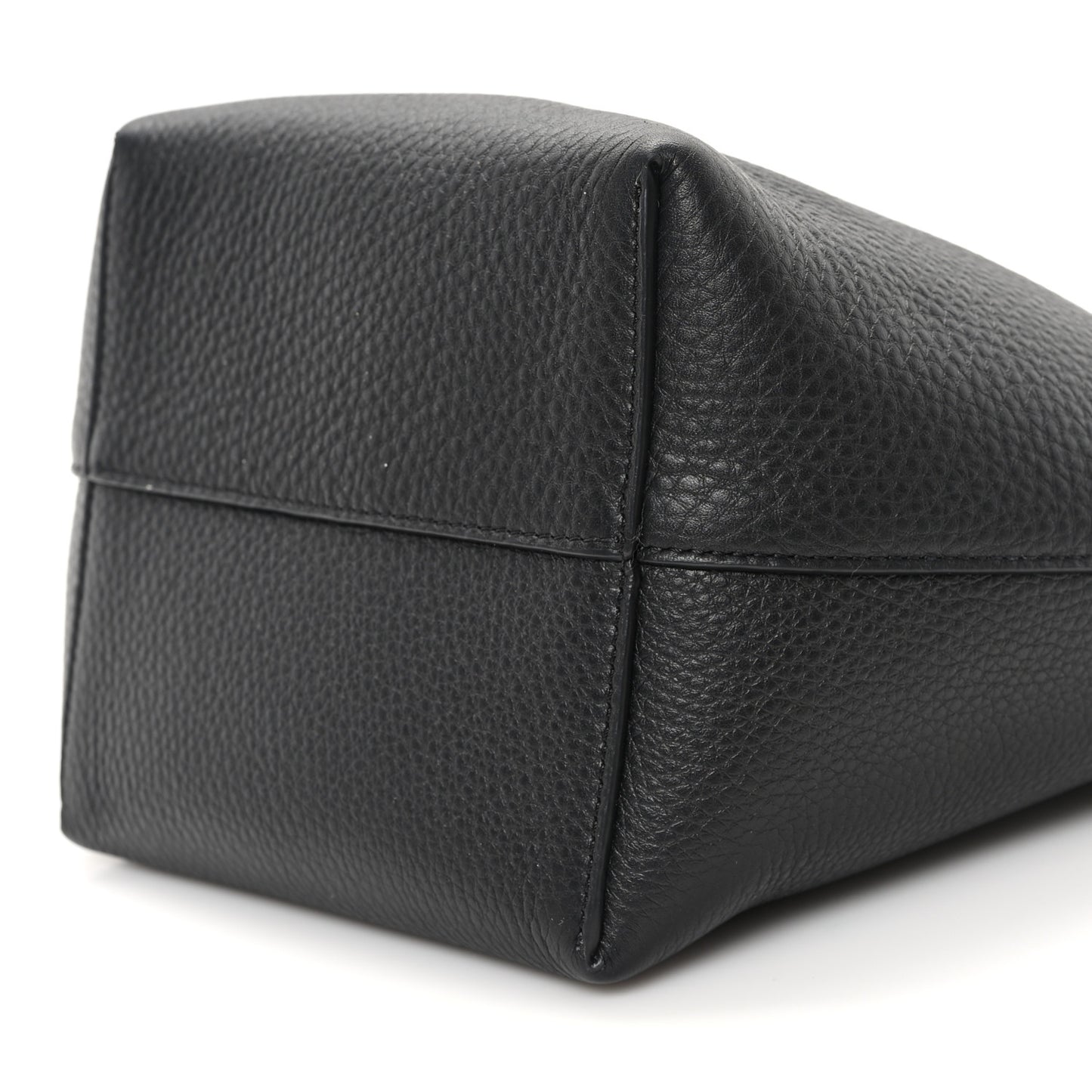 Grained Calfskin Small N/S Park Tote Black