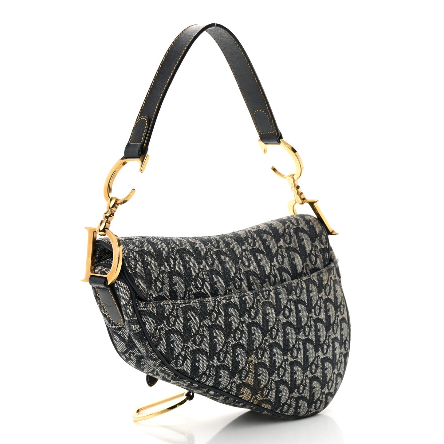 Monogram Saddle Bag Blue