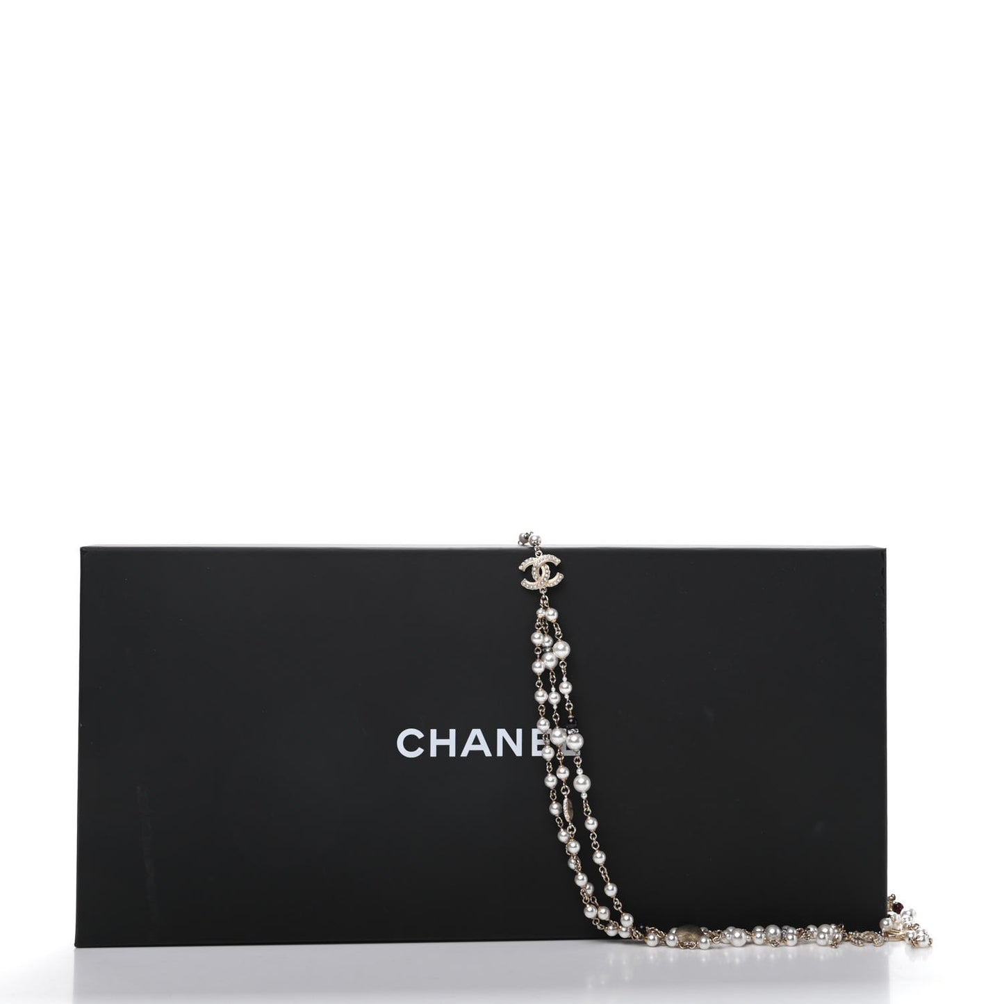 Pearl Crystal Beaded CC Belt Gold Burgundy
