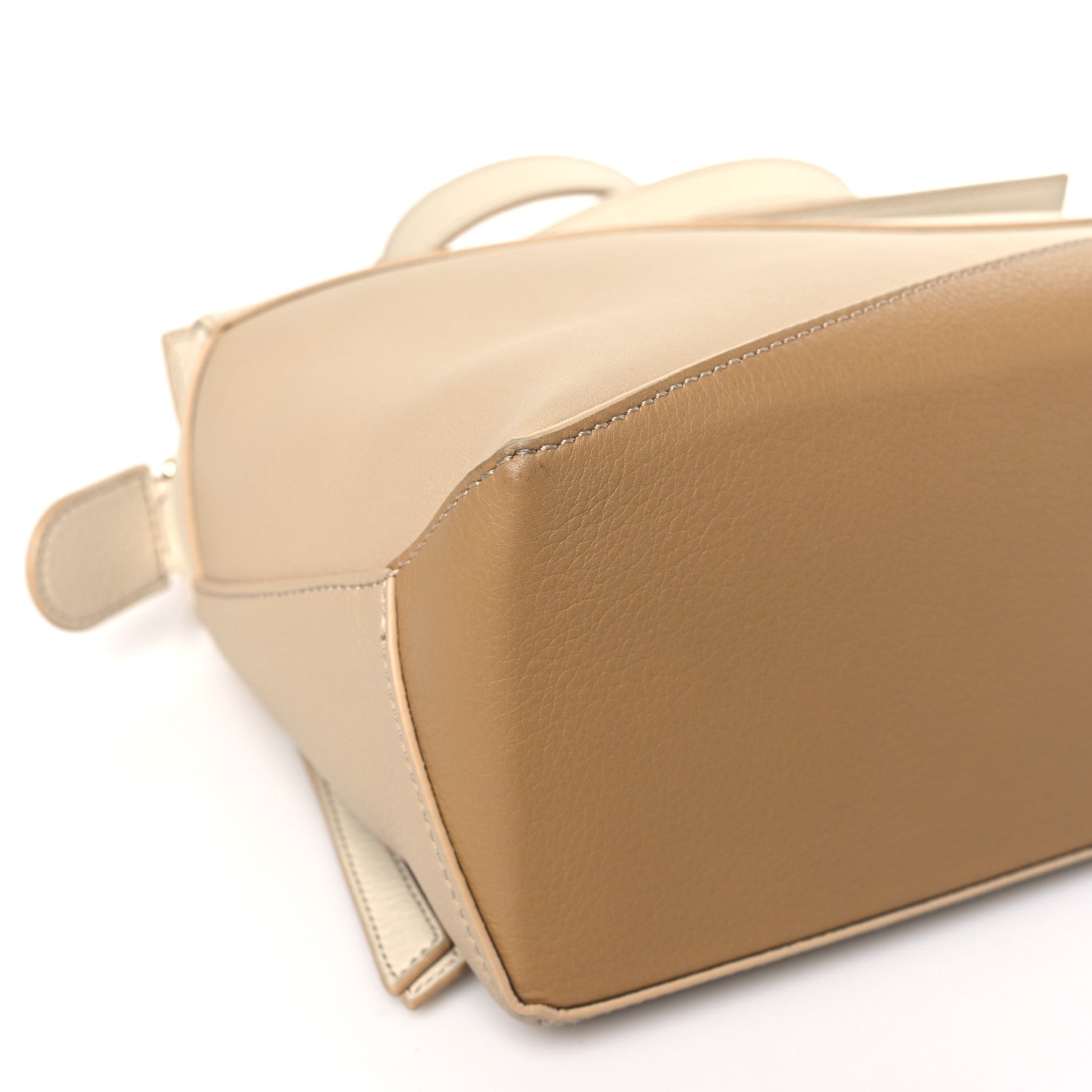 Loewe Classic Calfskin Small Puzzle Edge Bag Dusty Beige Soft White 7 of 8