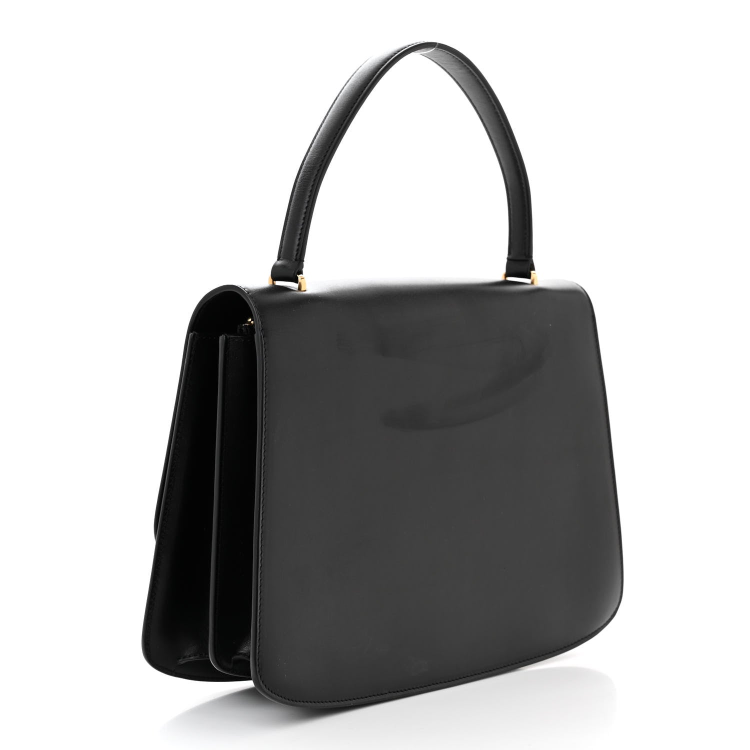 The Row Calfskin Medium The Sofia 11.75 Top Handle Black 3 of 10