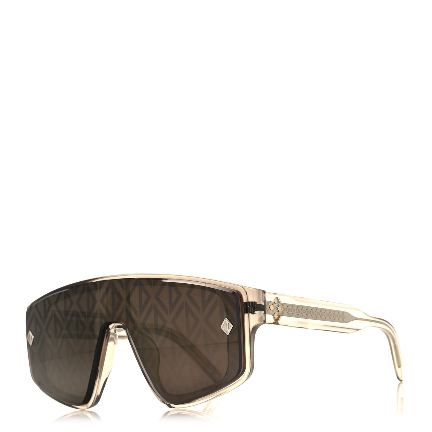 Acetate CD Diamond M1U Mask Sunglasses Grey