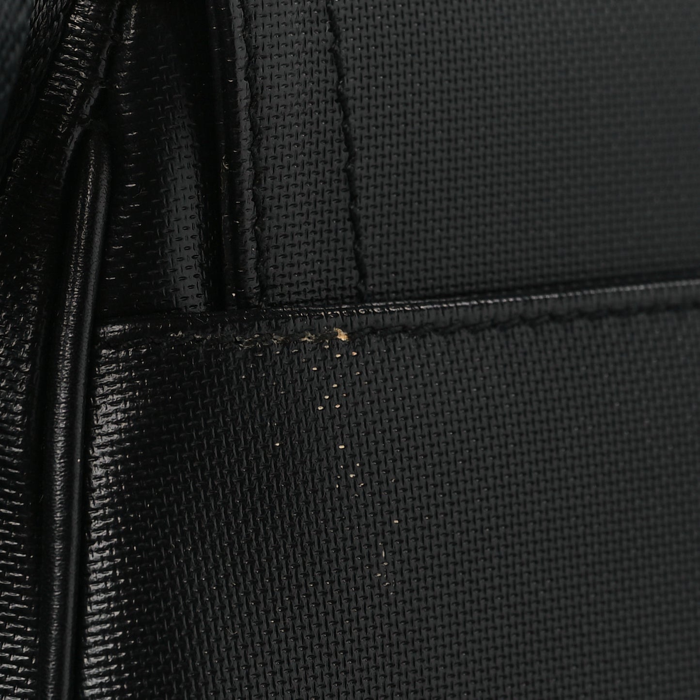 Coated Canvas Crystal Hardcore Bag Black