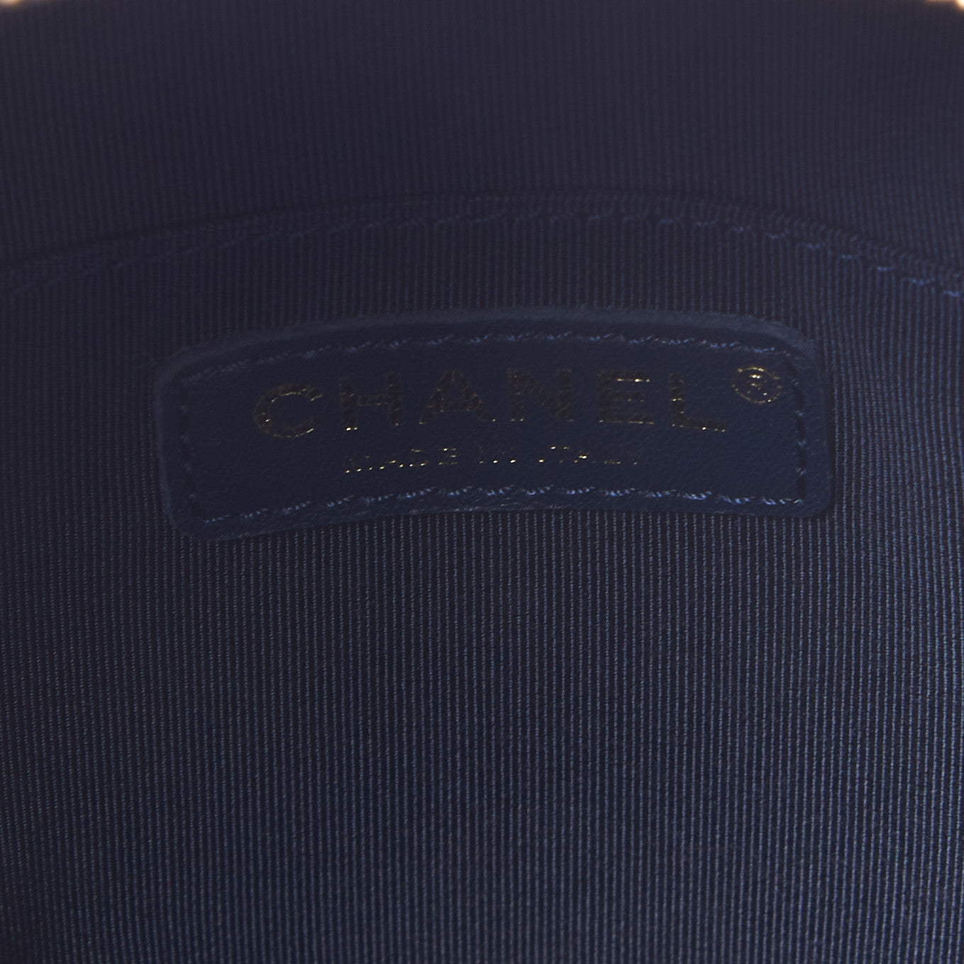 Tweed Front Pocket Backpack Navy